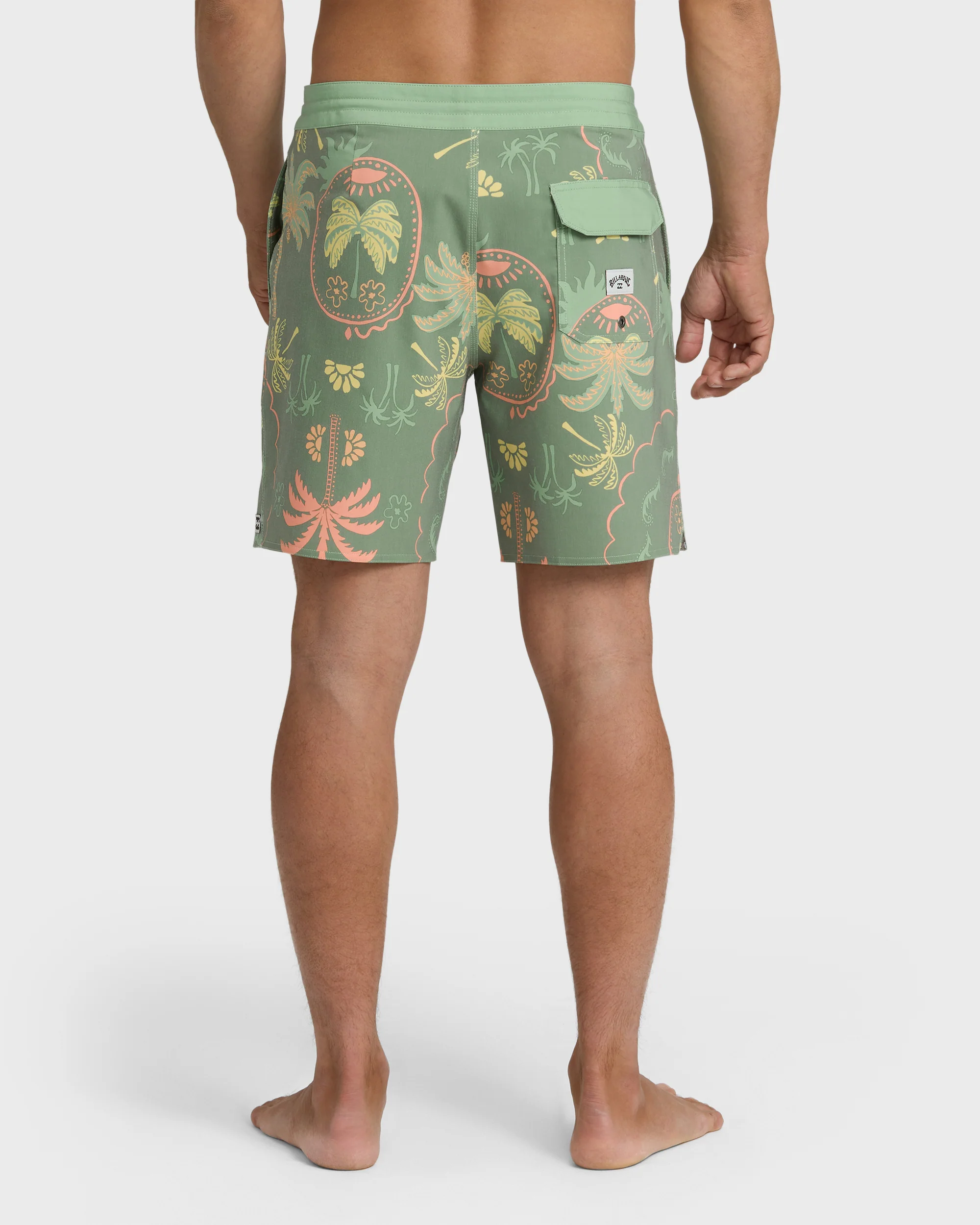 Good Times Lo Tide 18" Boardshorts - Sea Spray Multi - Sea Spray - Image 2