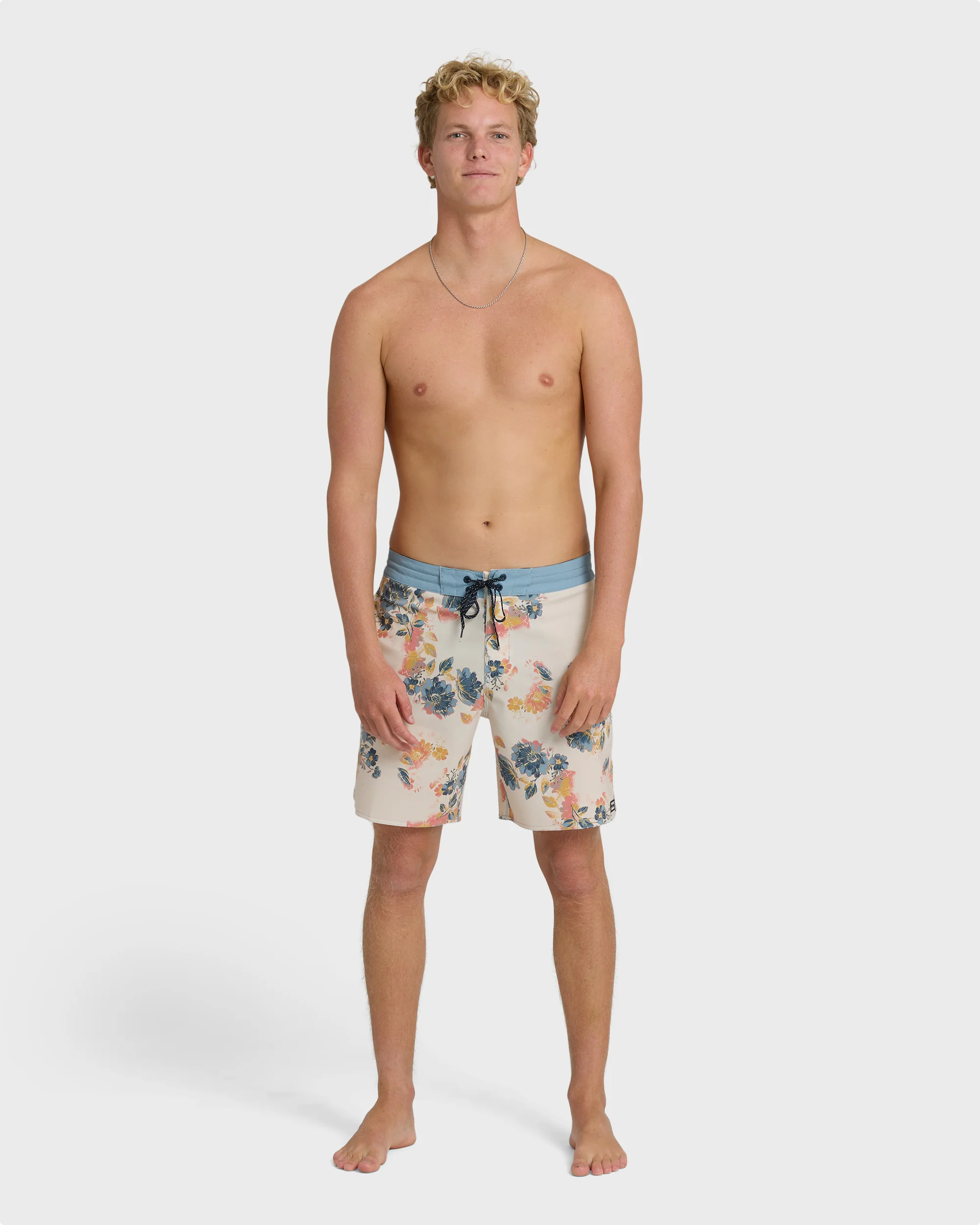 Good Times Lo Tide 18" Boardshorts - Oatmeal Multi - Oatmeal - Image 4