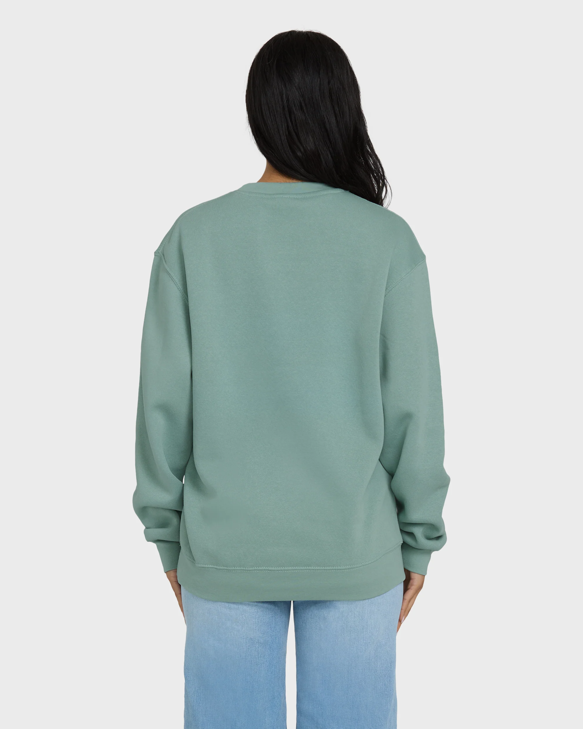 Haleiwa Scenic Poster Crewneck Sweatshirt - Sea Glass - Image 5