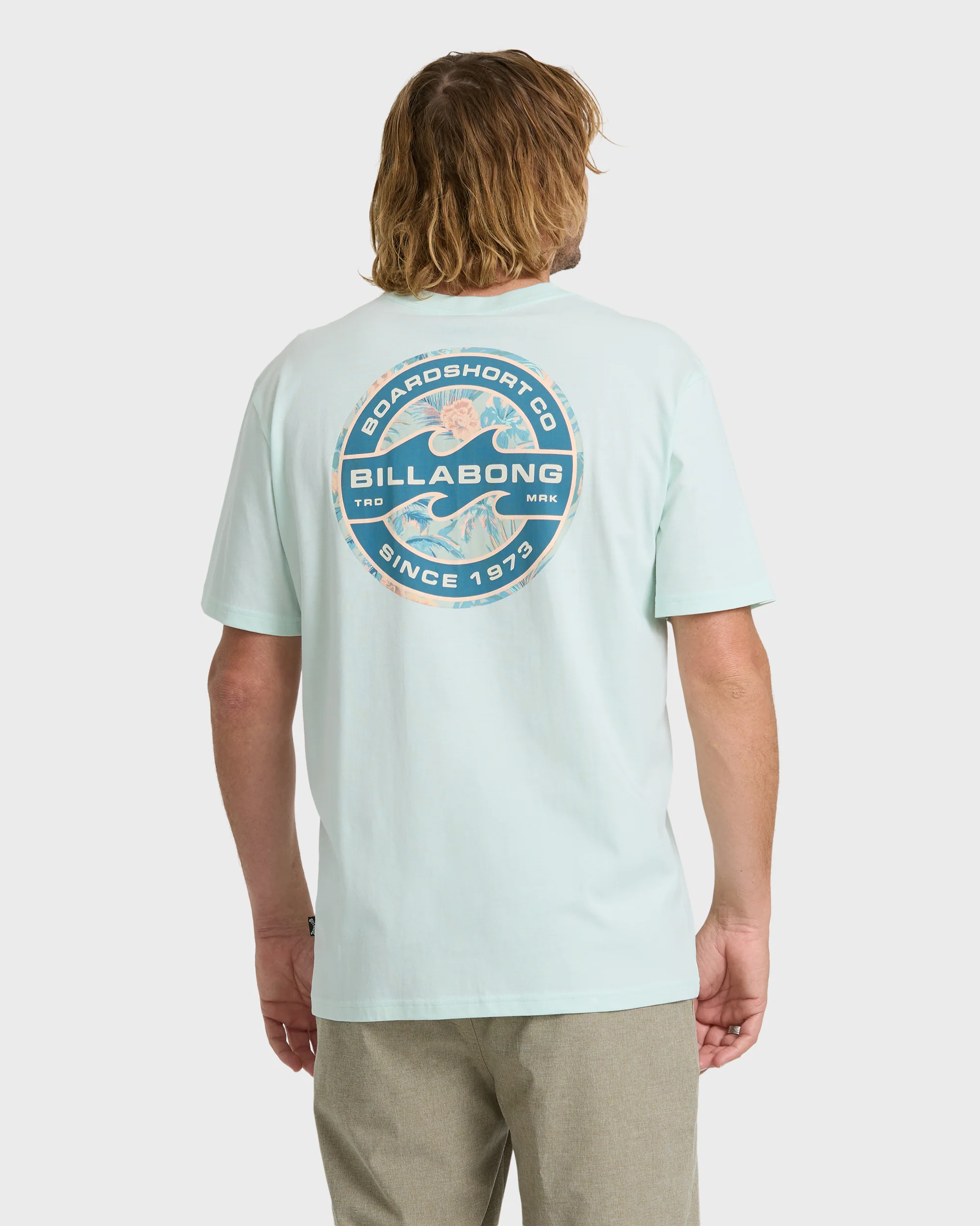 Hollow Fill Premium Short Sleeve Knit T-Shirt - Sea Glass - Image 2