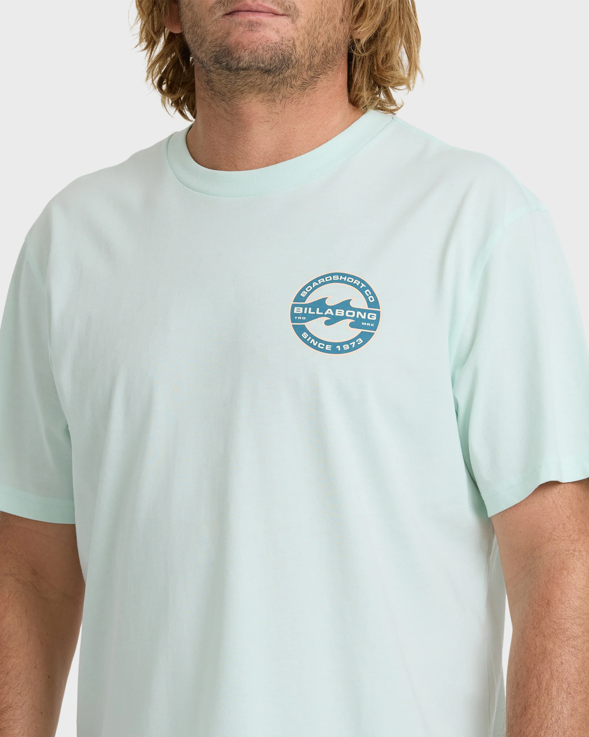 Hollow Fill Premium Short Sleeve Knit T-Shirt - Sea Glass - Image 5