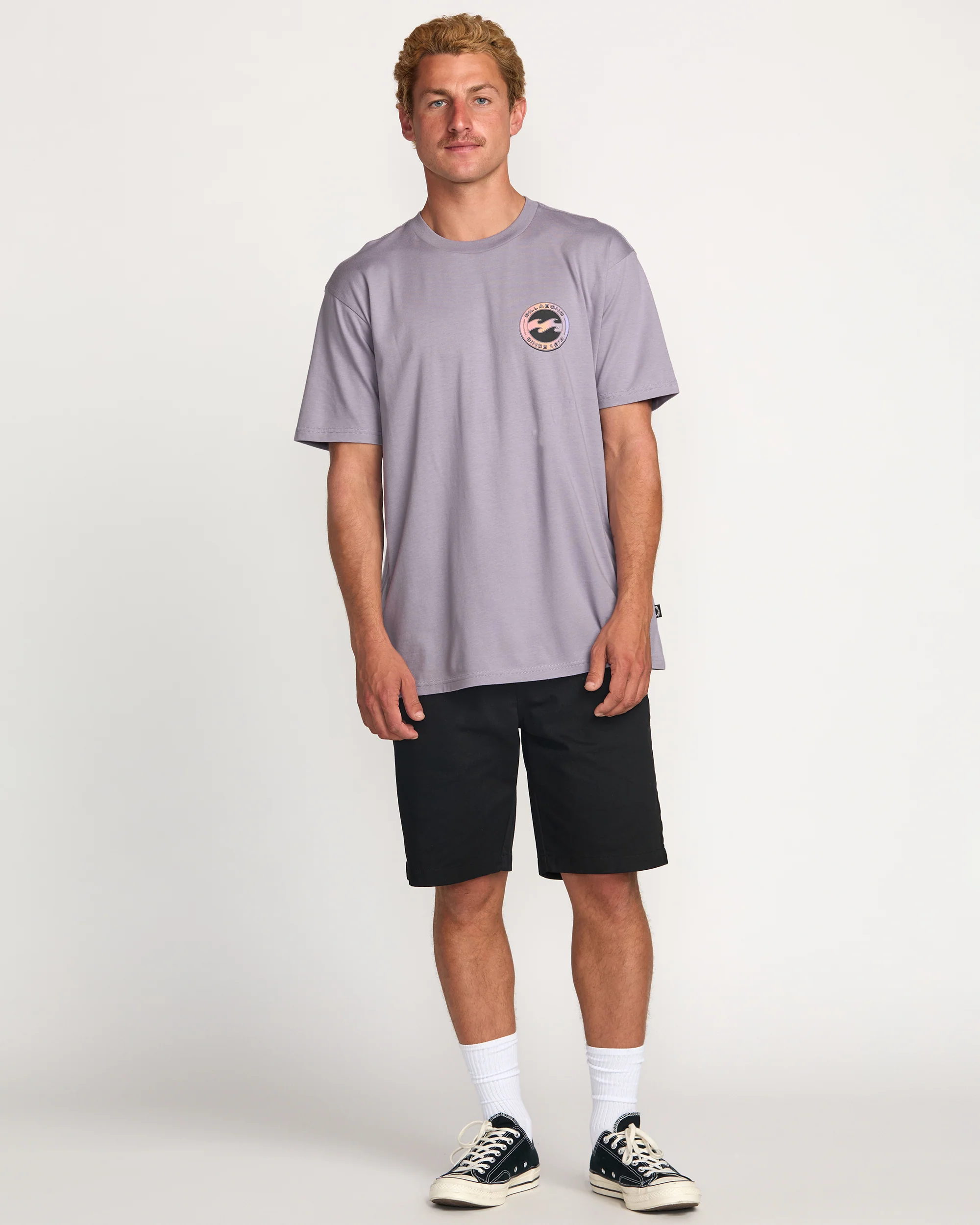Hollow Premium Tee - Light Purple - Image 5