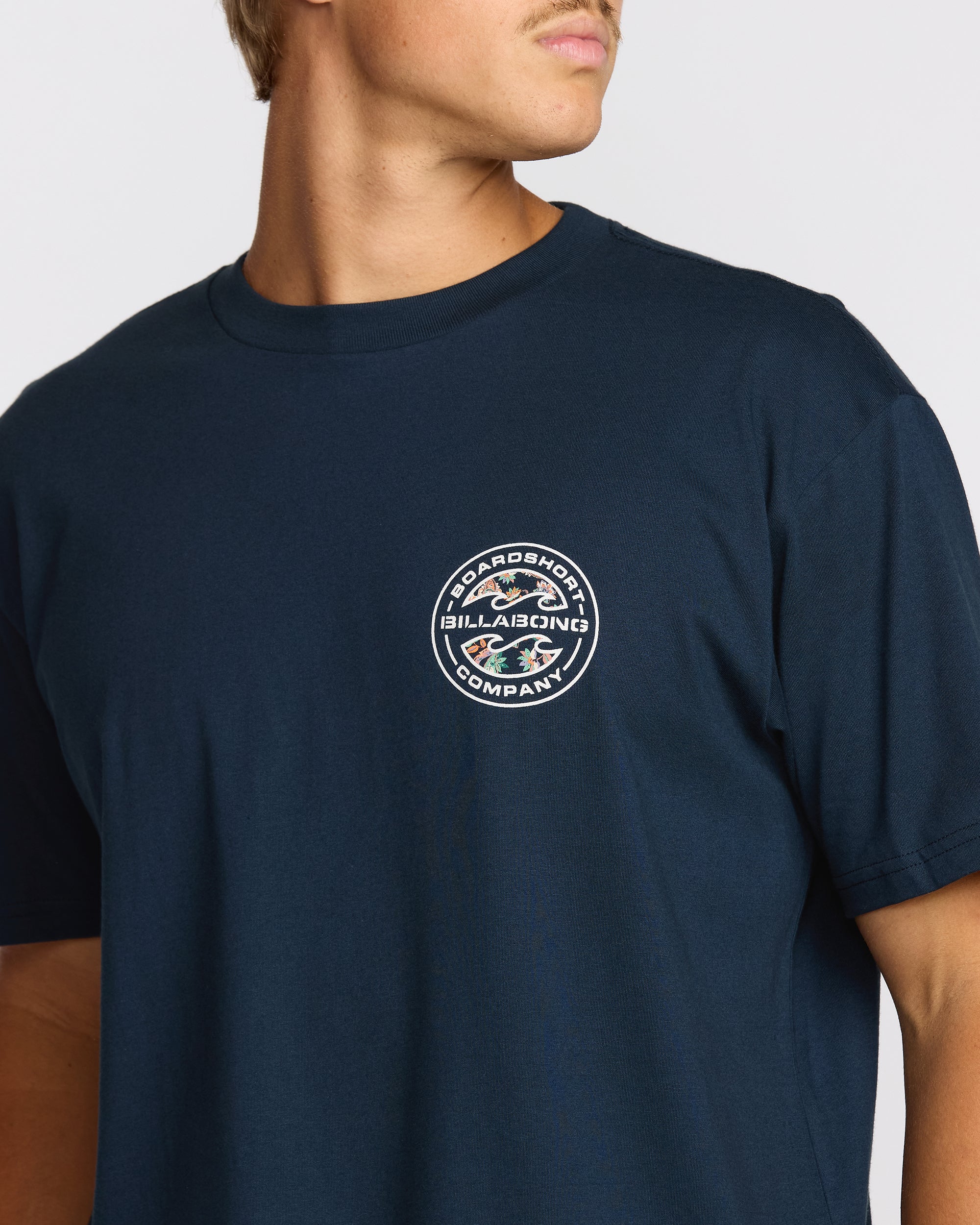 Hollow Premium Short Sleeve T-Shirt - Navy - Image 5