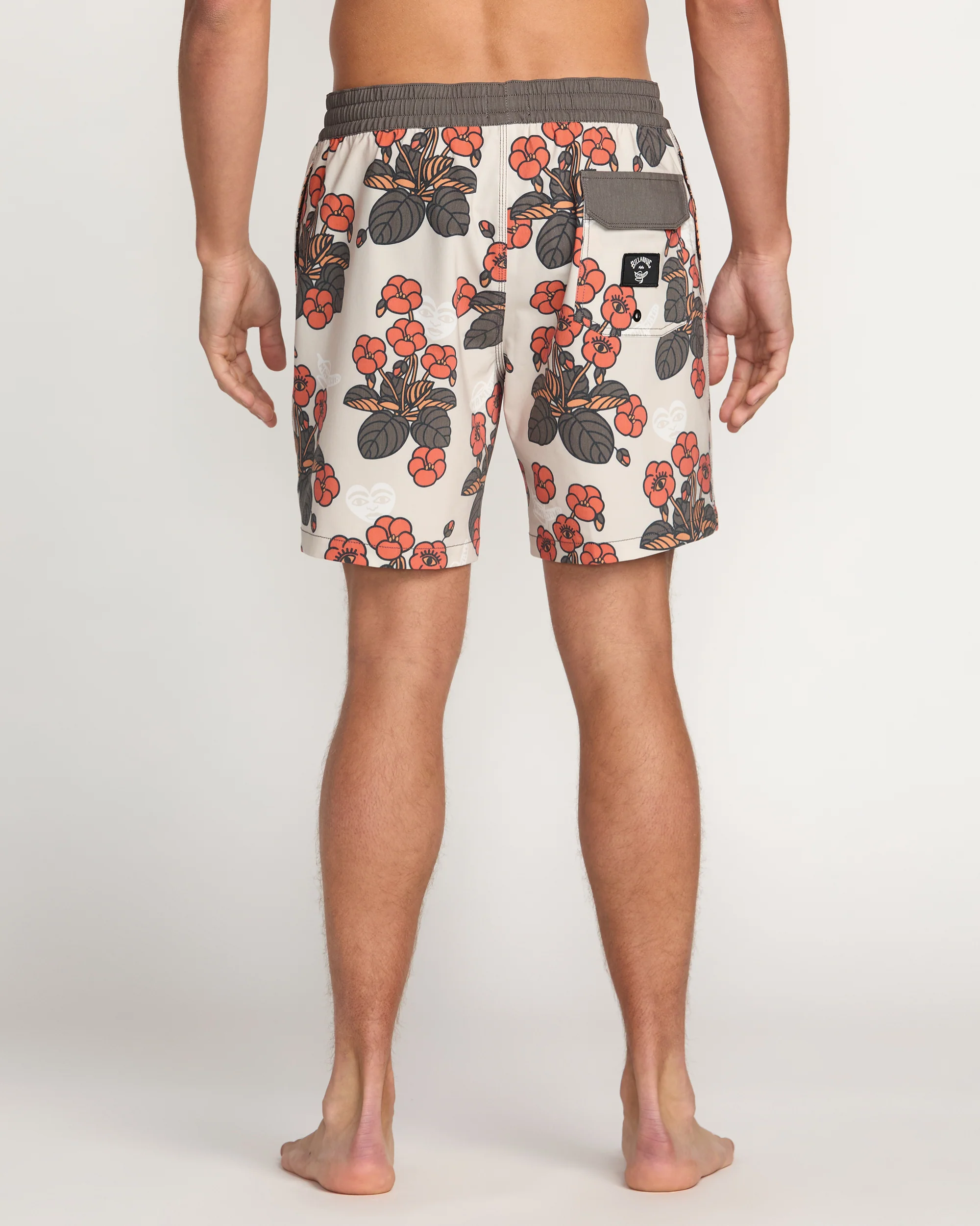 Billabong x Mami Wata Icons Laybacks 17" Trunks - Stone - Image 4