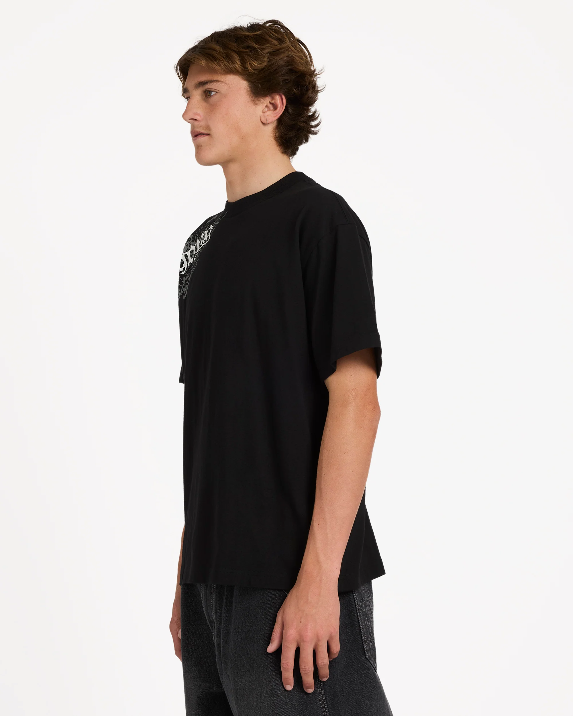 Immortal Blast Short Sleeve Knit T-Shirt - Black - Image 4