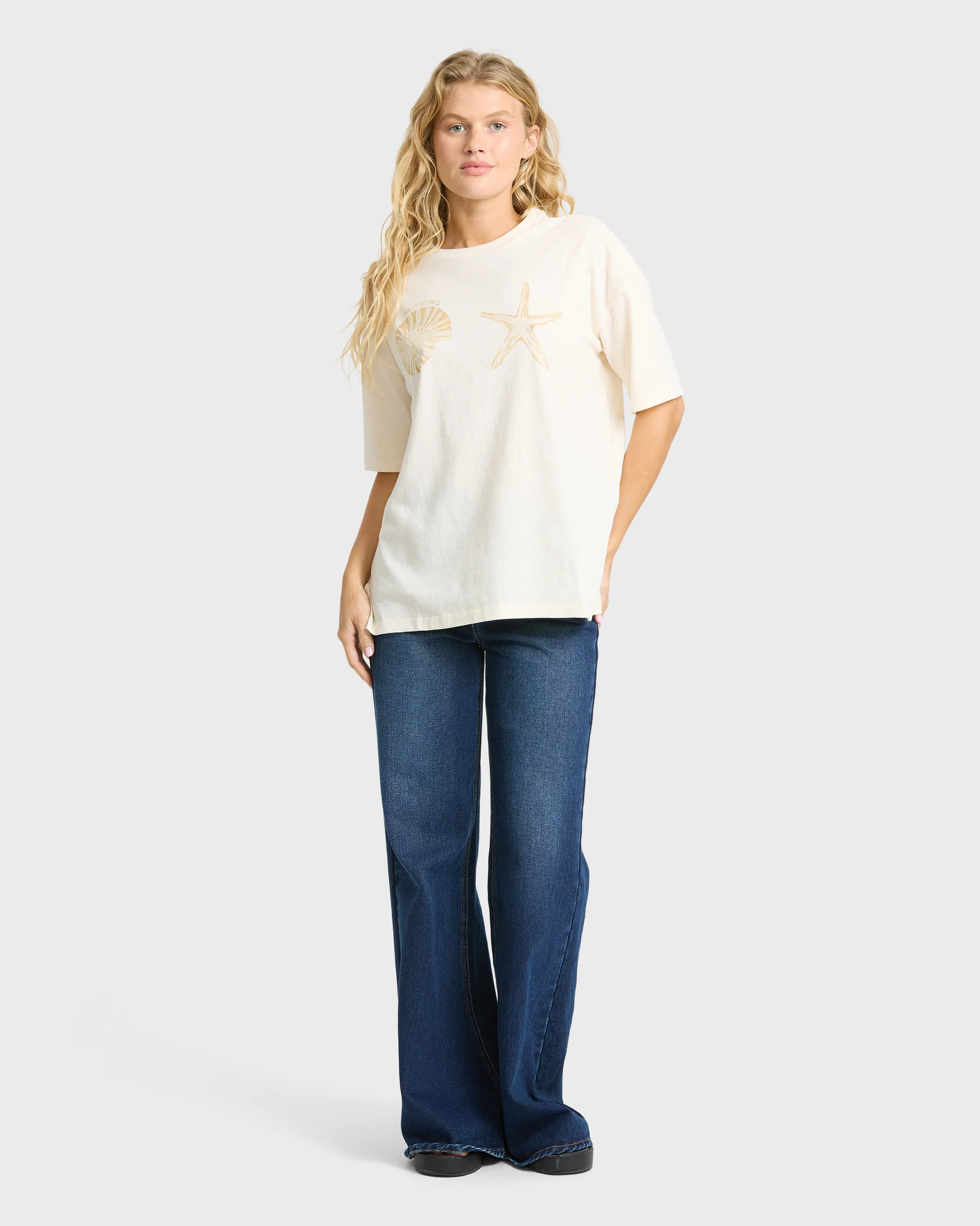 In Front Of Me Short Sleeve Knit T-Shirt - White Cap - Image 6