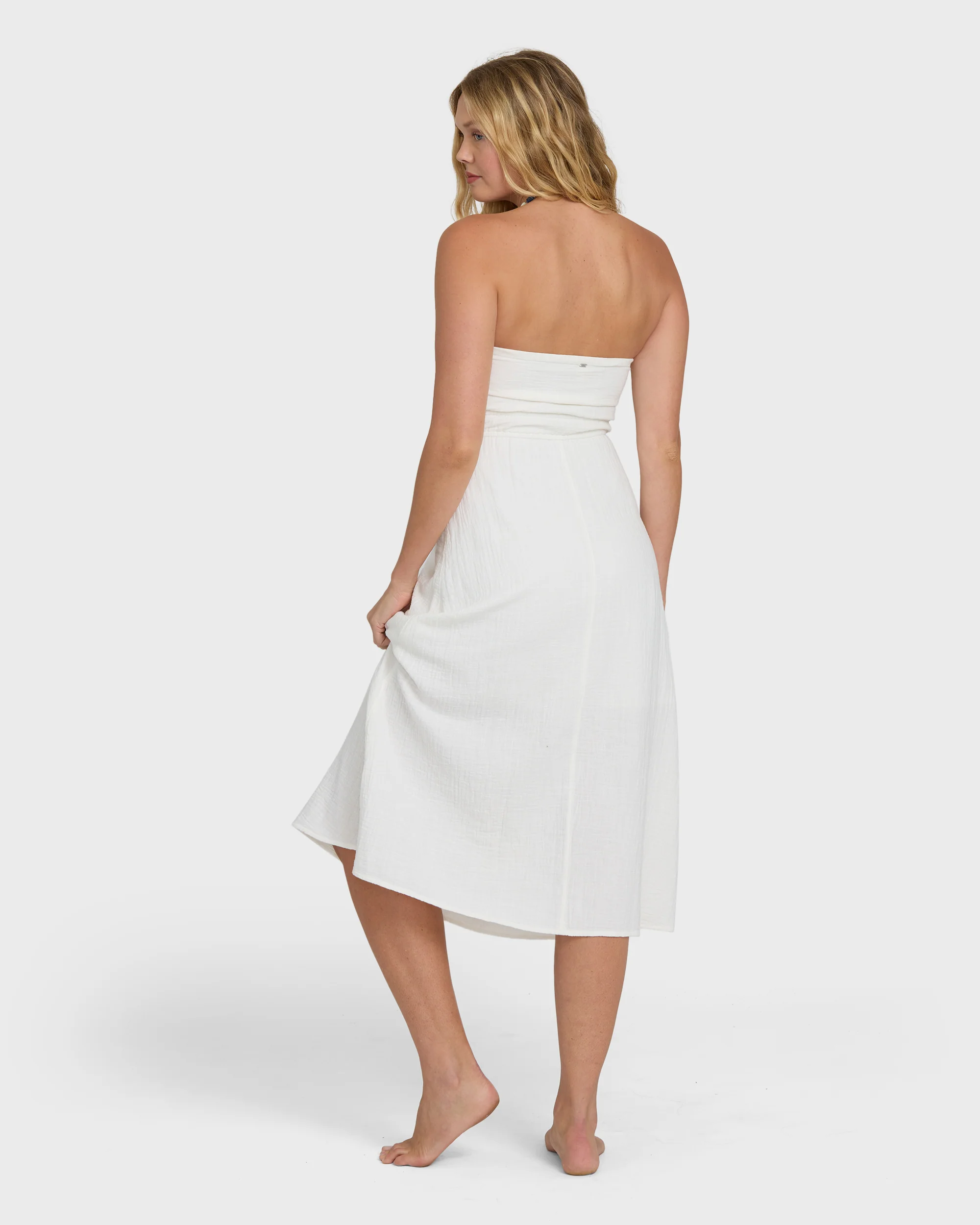 In The Sky Midi Dress - Salt Crystal - Image 3