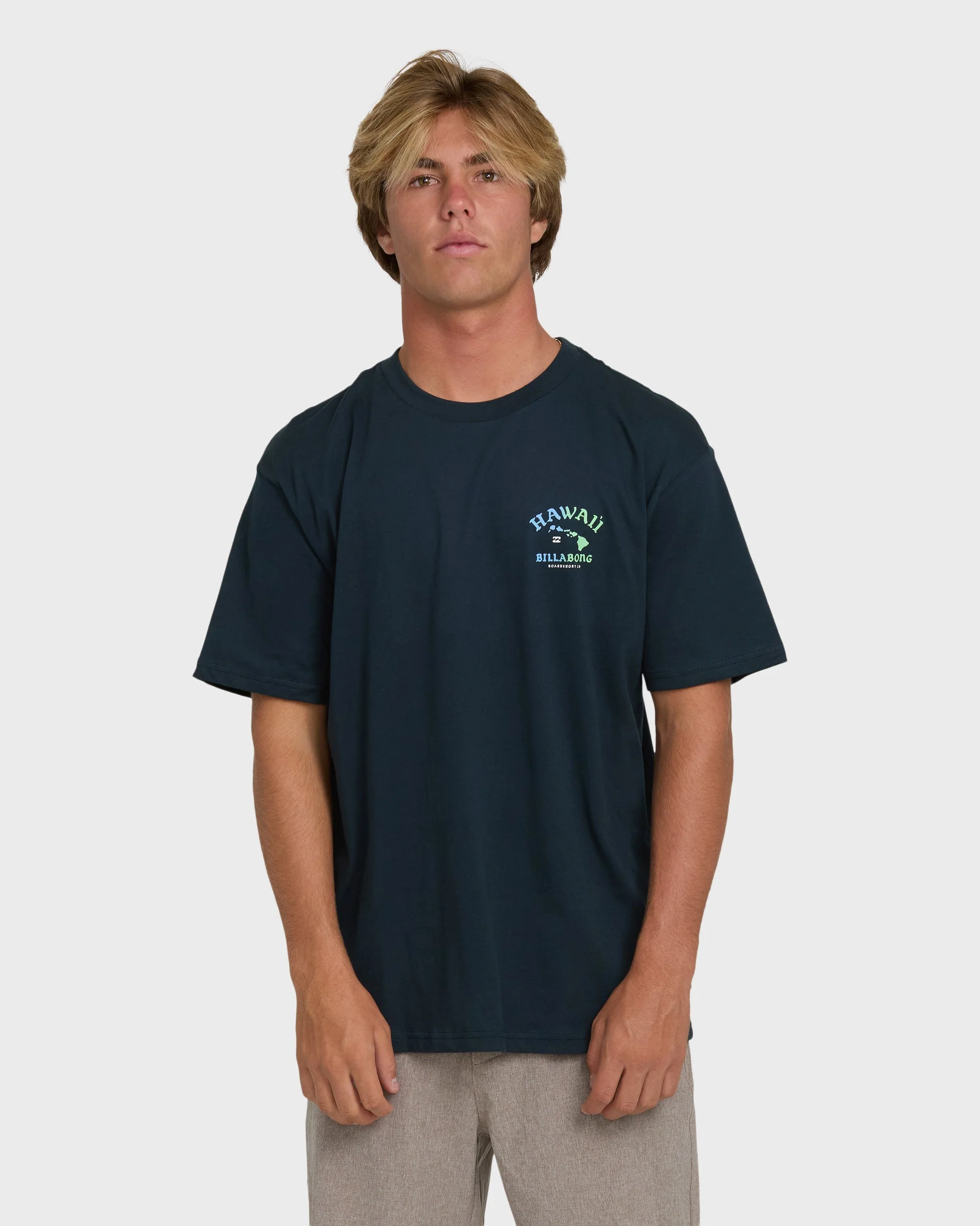 Island Chain Hawaii Regular Short Sleeve Tee - Navy - Image 2