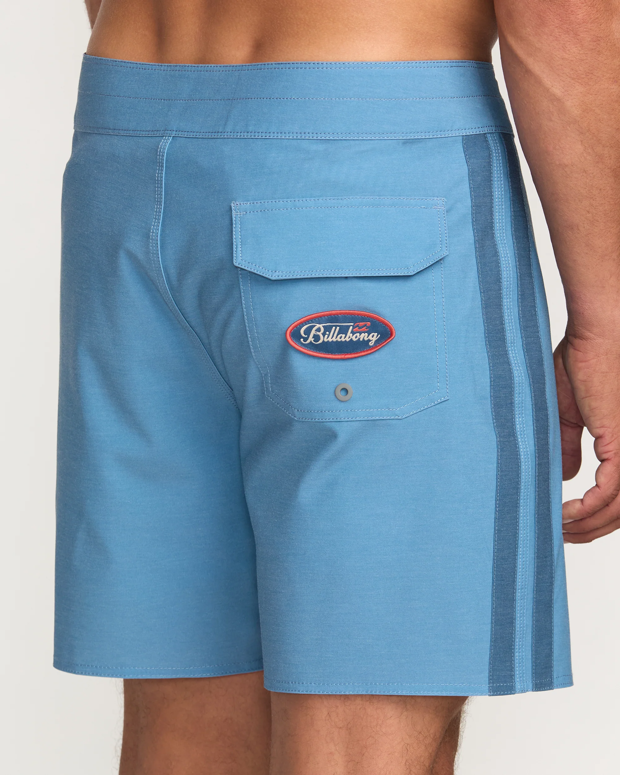 Kirra Pro Performance 18" Boardshorts - Carolina Blue - Image 8
