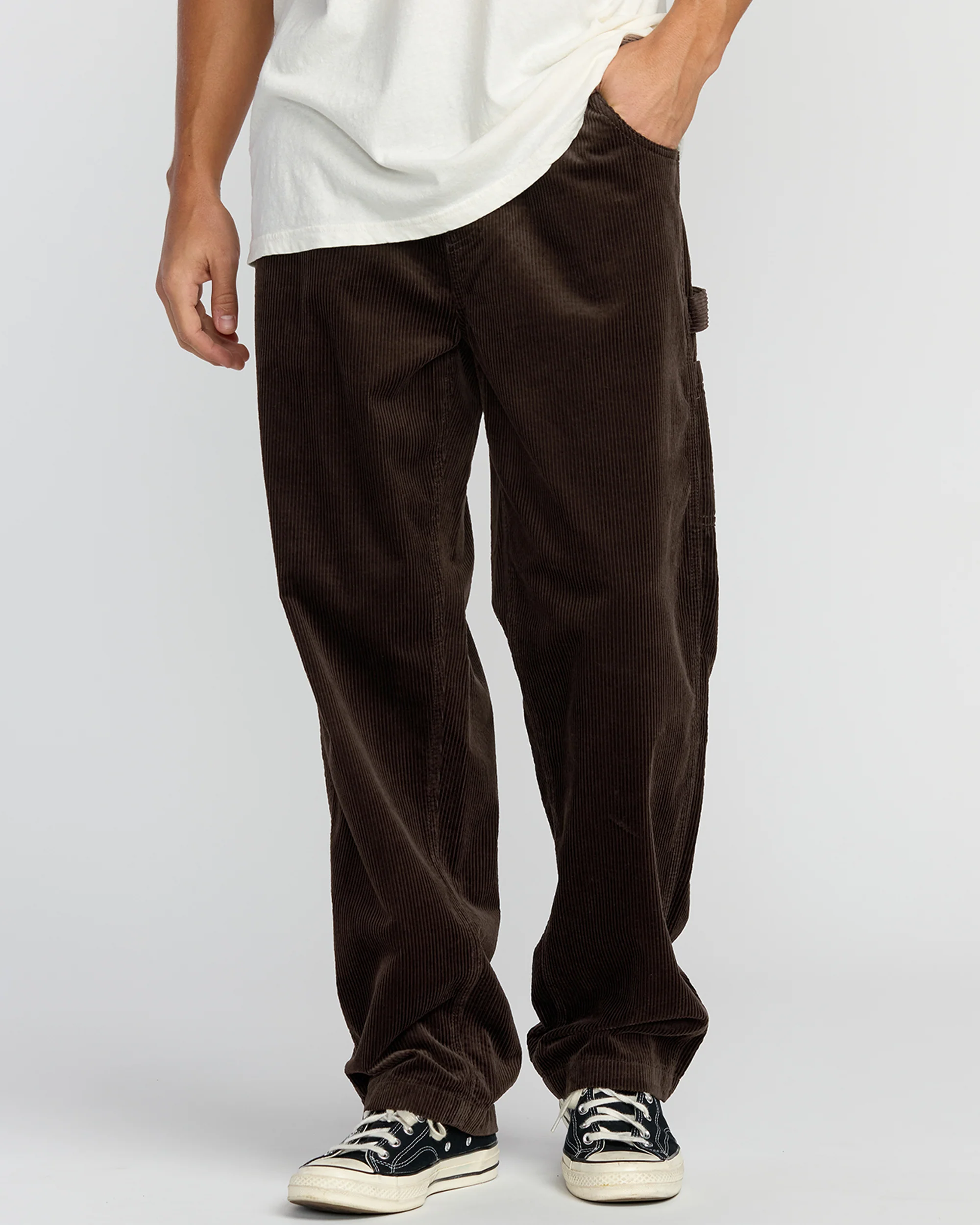 Larry Cord Garage Pants - Chocolate - Image 3