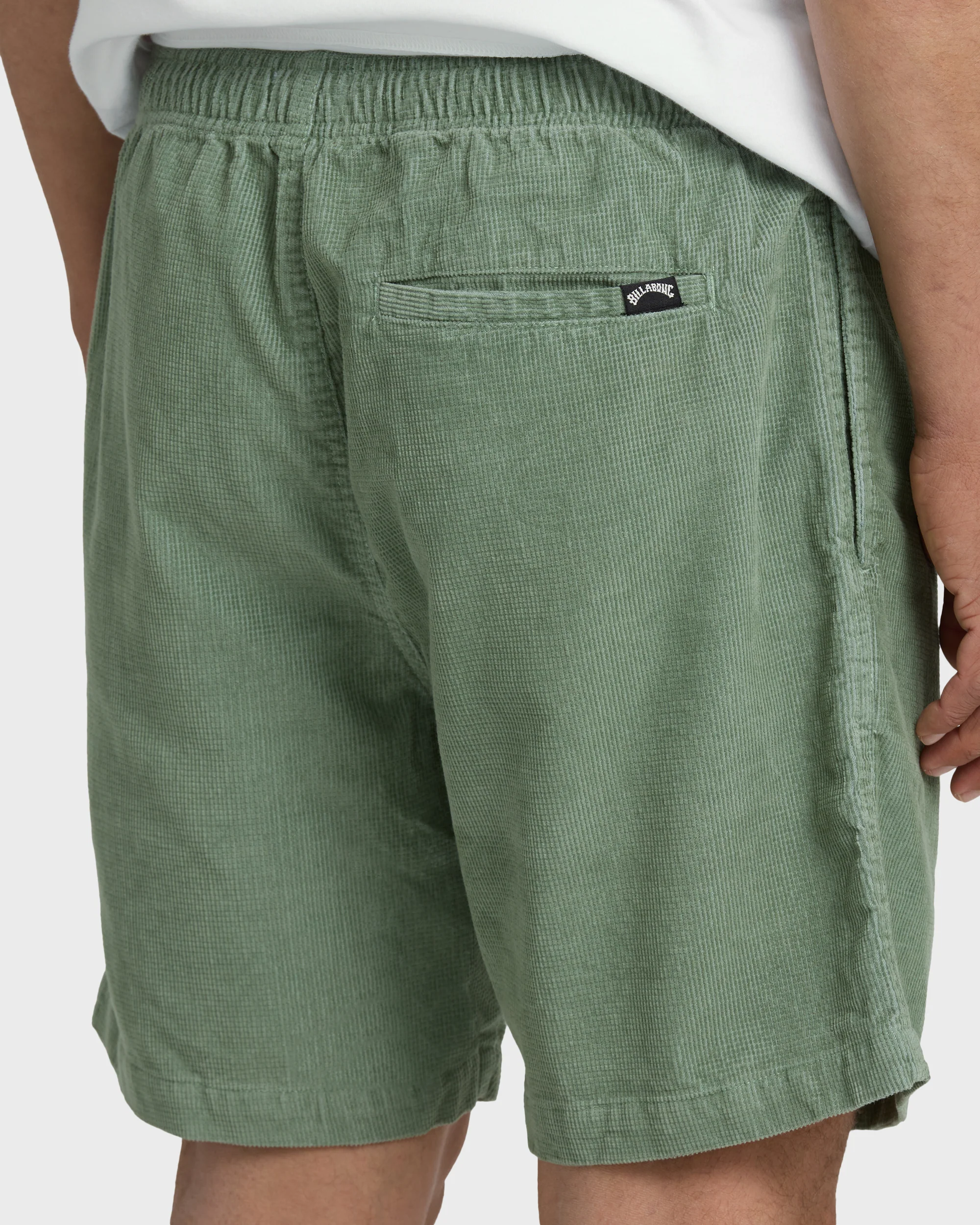 Larry Layback 19" Cord Shorts - Moss - Image 5