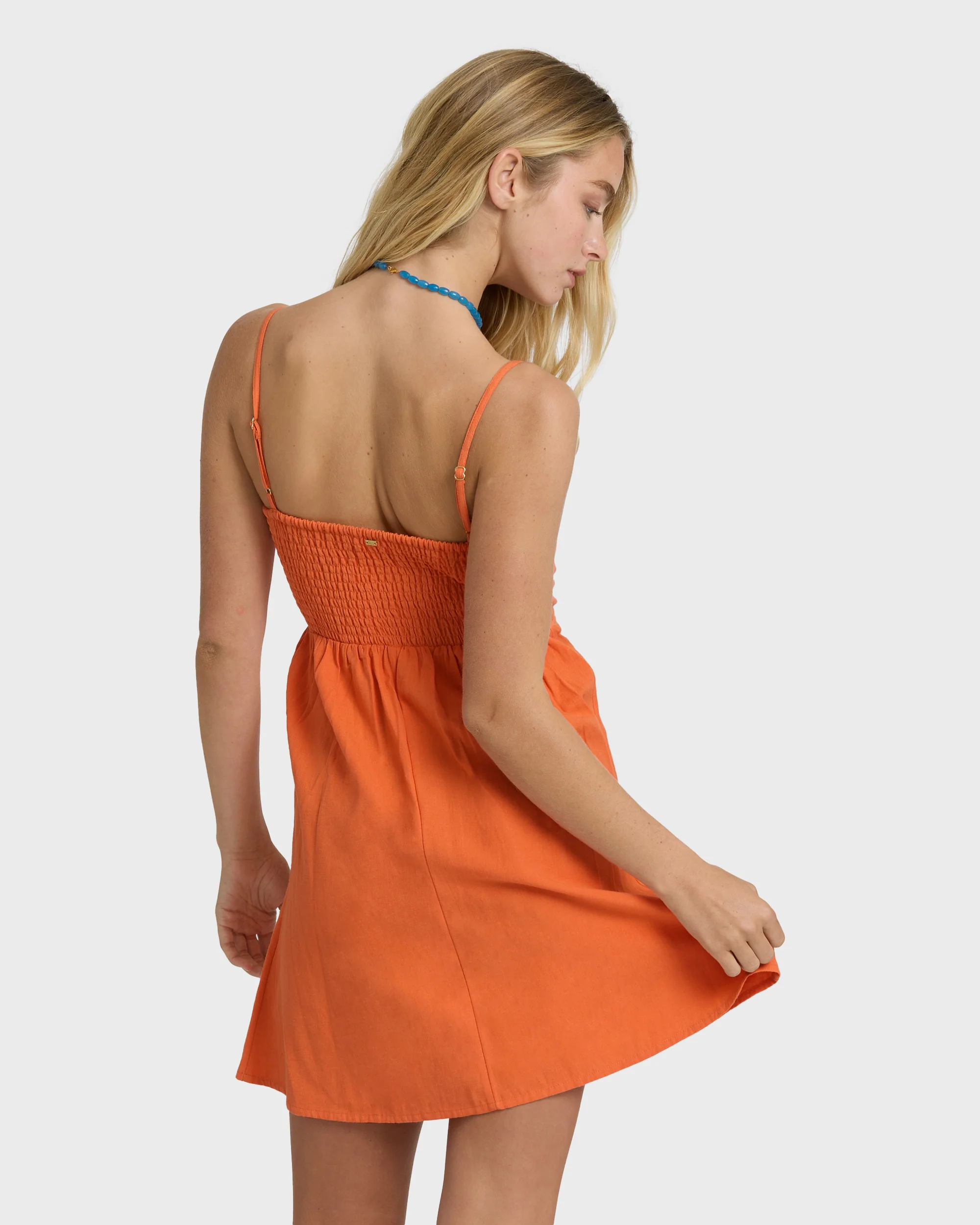 Lima Mini Dress - Saffron - Image 6