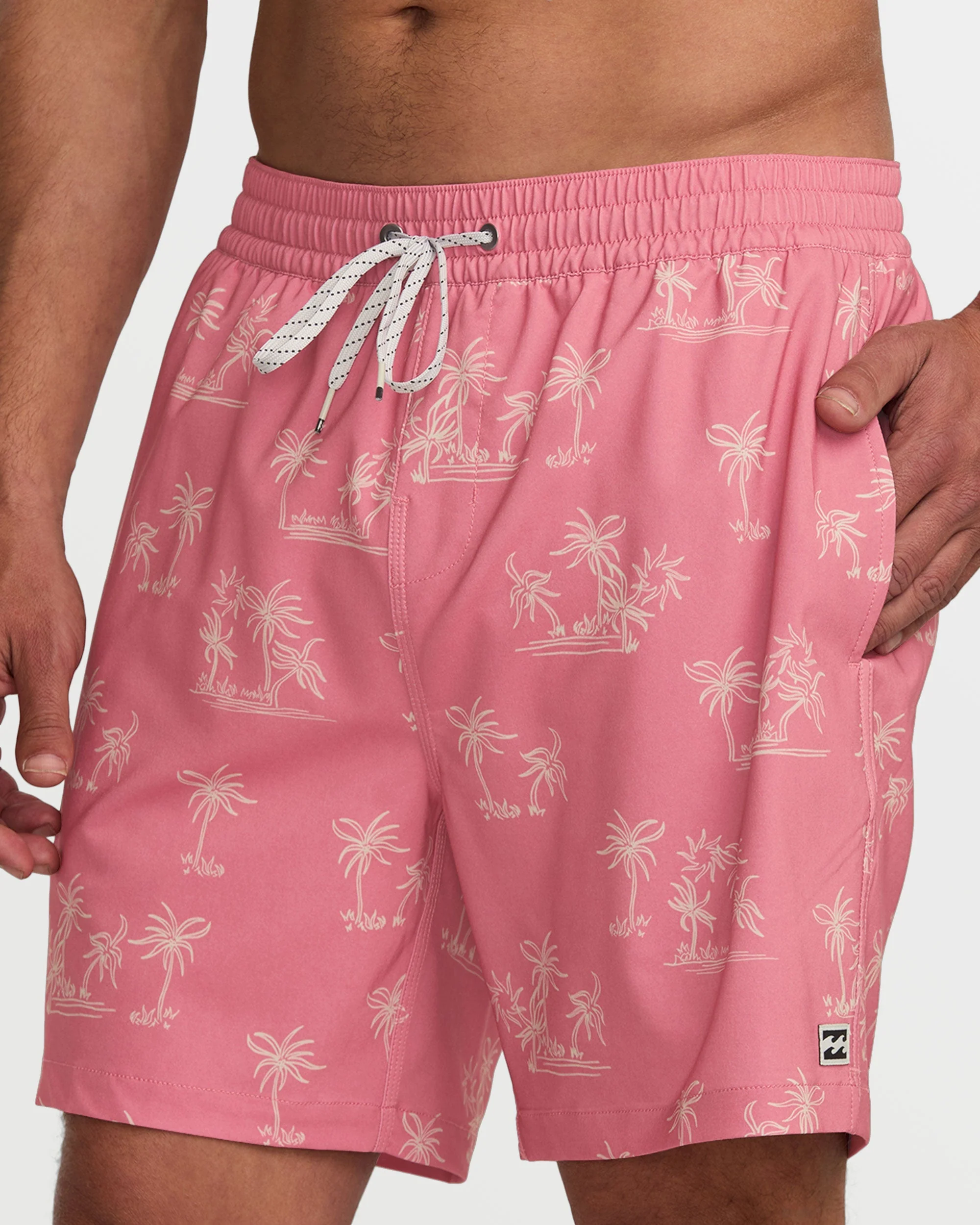 Lineup Laybacks 16" Trunks - Dusty Pink - Image 8