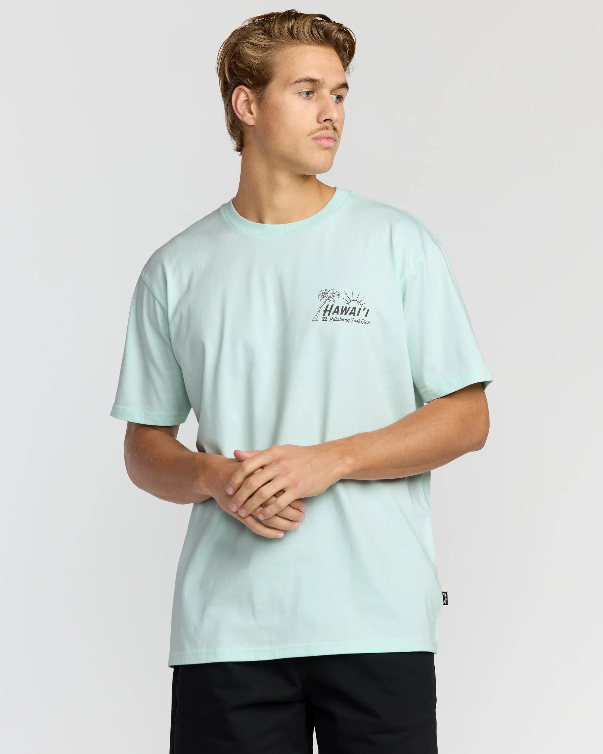 Lounge Hi Premium Short Sleeve T-Shirt - Sea Glass - Image 2