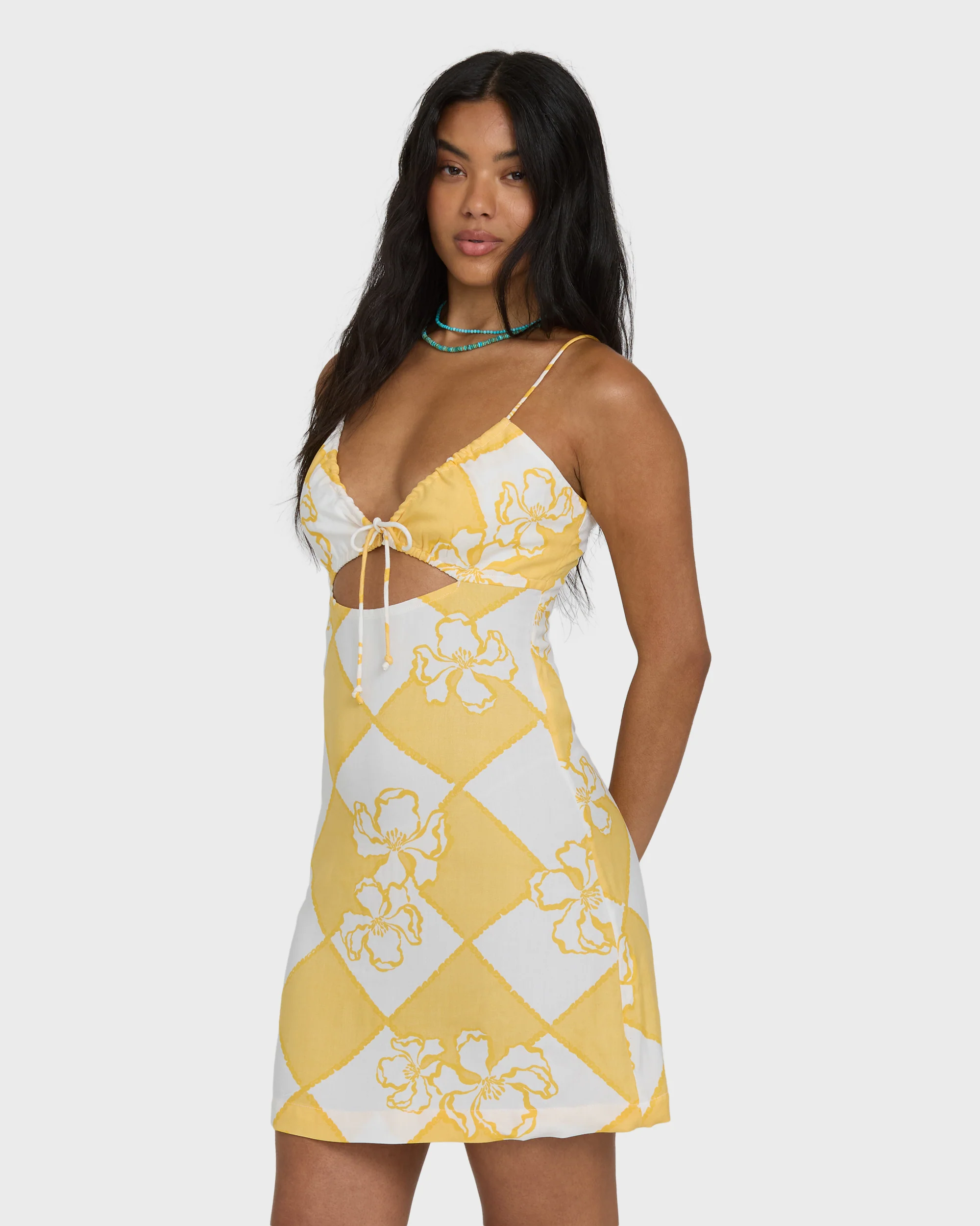 Love Life Mini Dress - Soft Yellow - Image 3