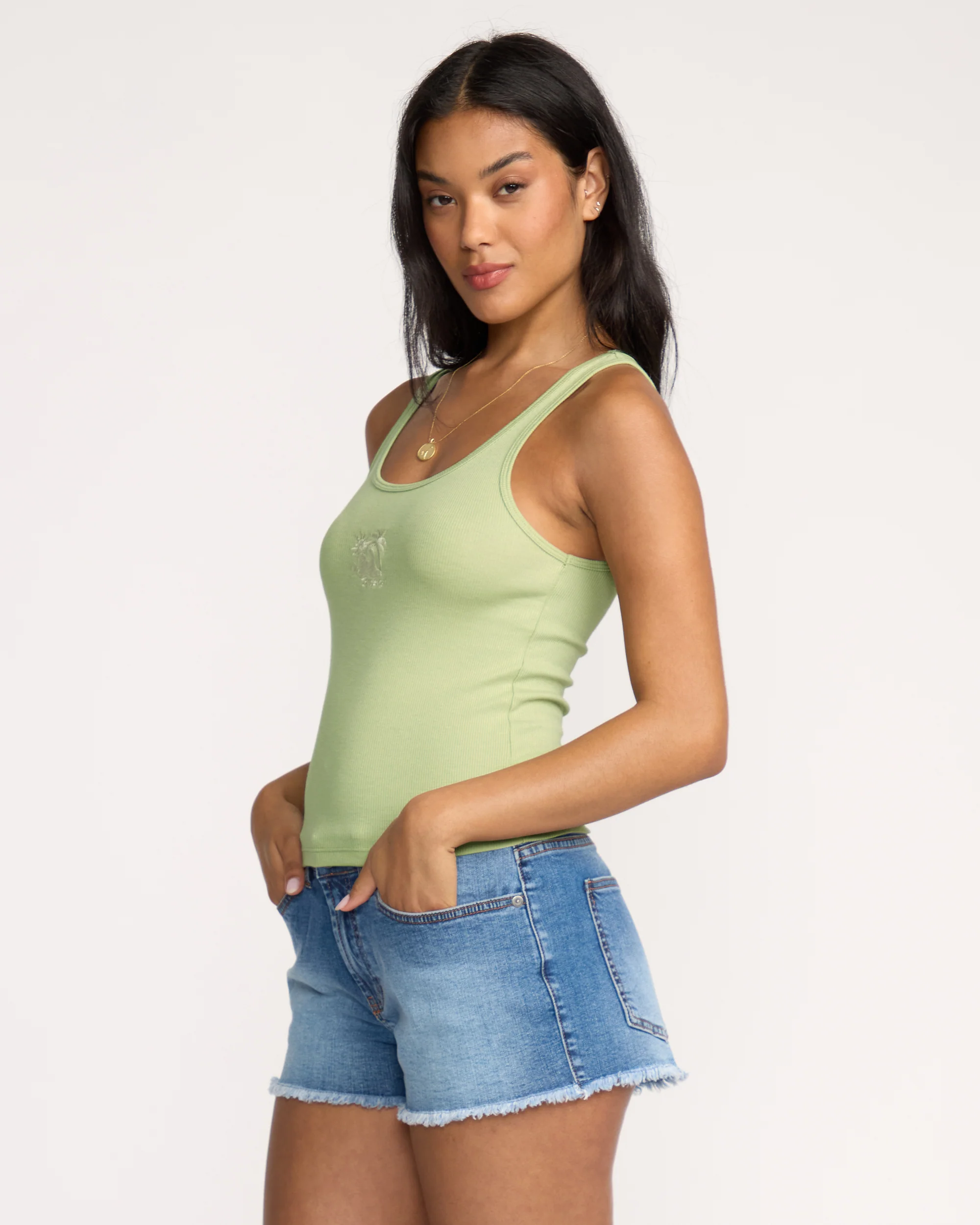 Nothing But Sun Knit Tank - Pistachio - Image 6
