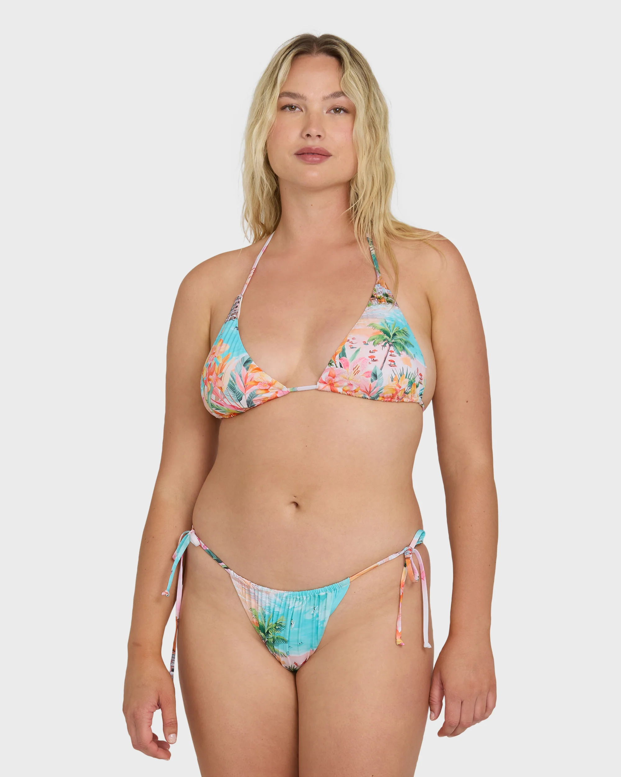 Paradise Sun Low Tide Bikini Bottoms - Ocean Spray - Image 8