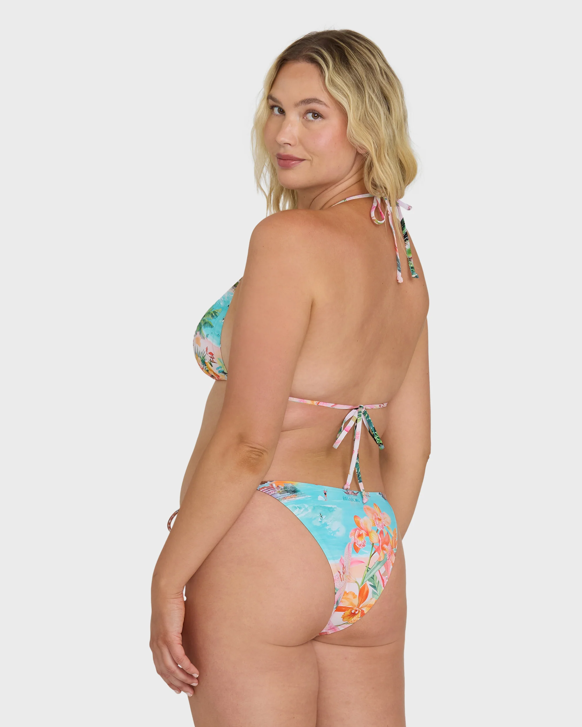 Paradise Sun Remi Triangle Bikini Top - Ocean Spray - Image 8