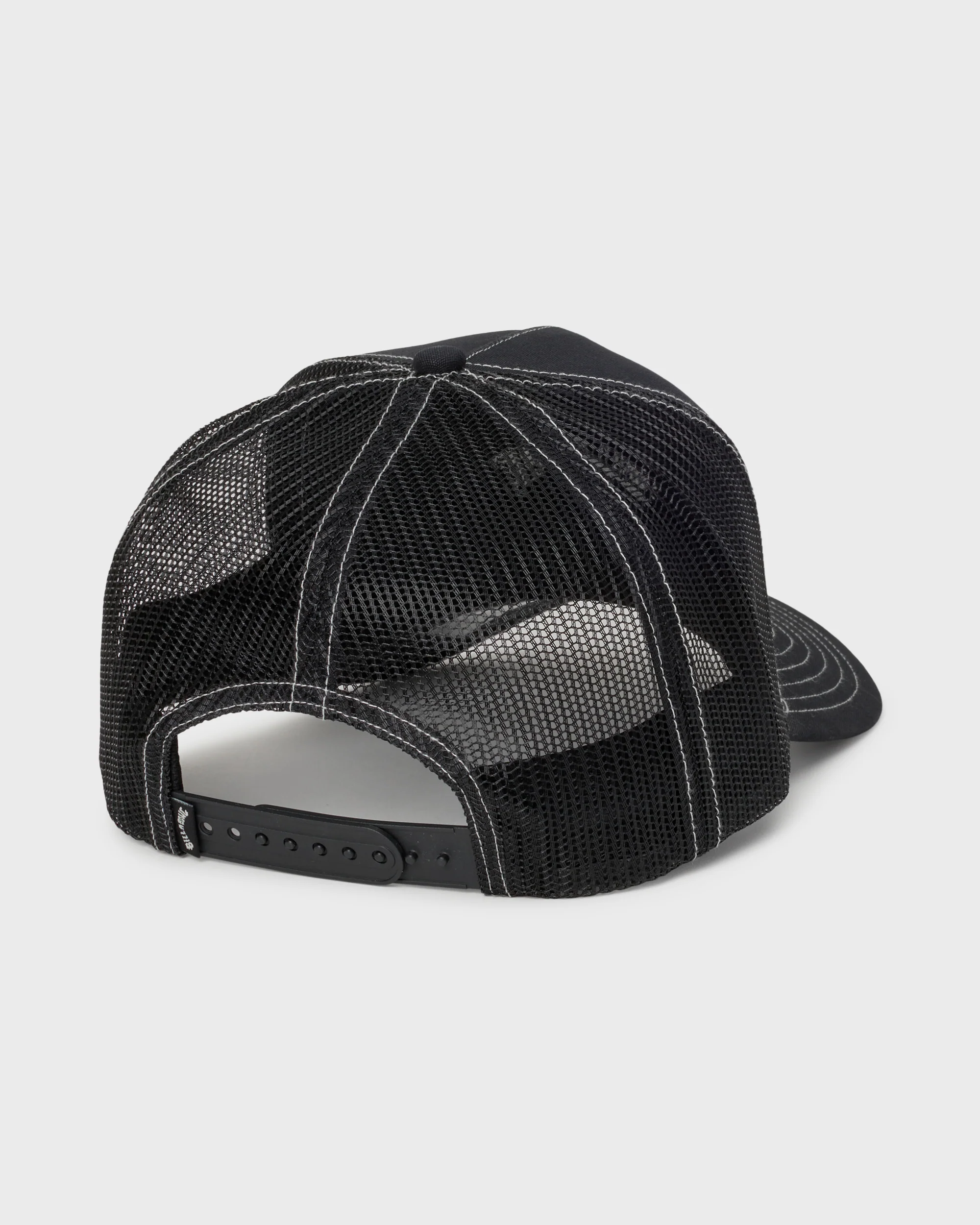 Peaked Trucker Hat - Black - Image 4
