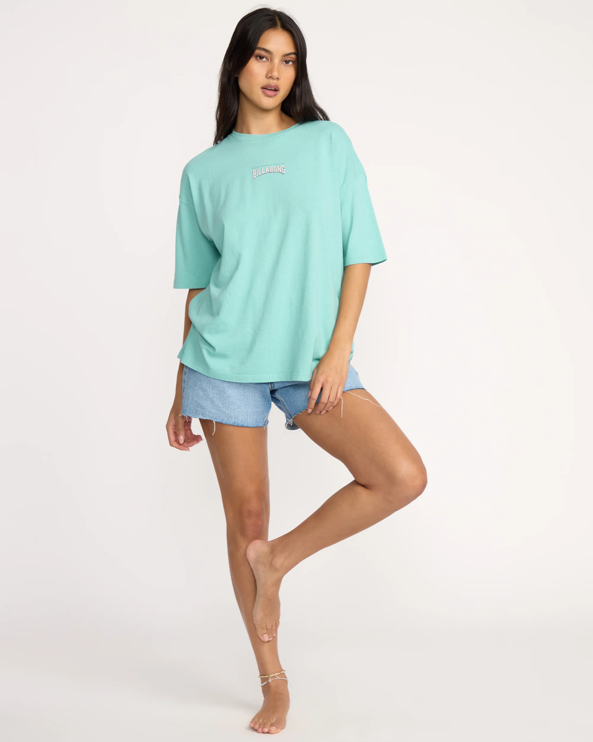 Reach For Sunshine T-Shirt - Misty Blue - Image 3