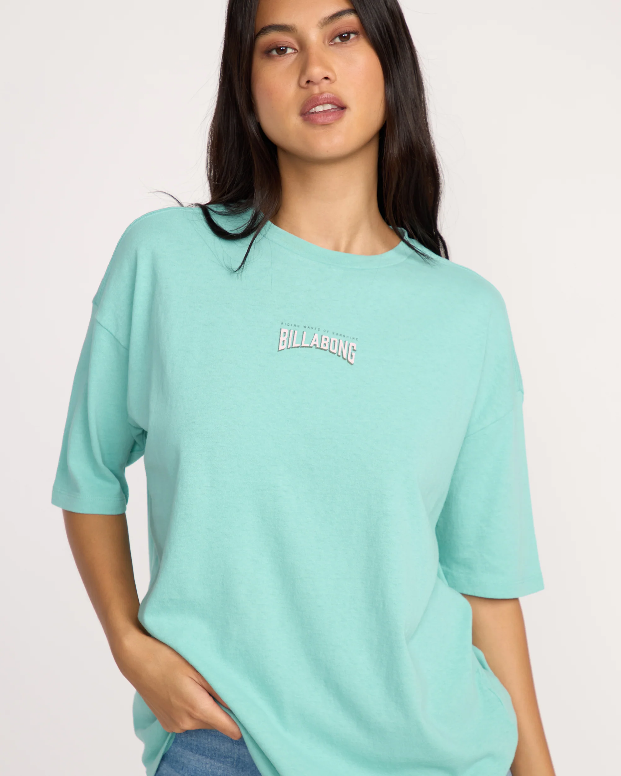 Reach For Sunshine T-Shirt - Misty Blue - Image 4