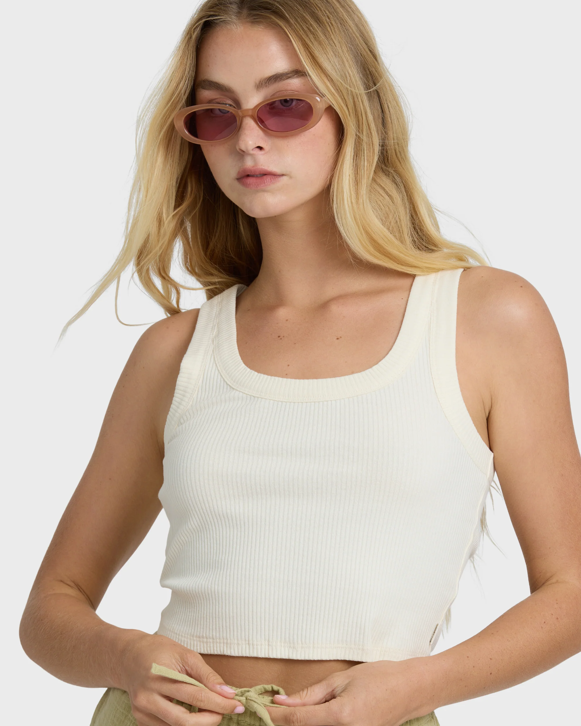 Rerun Tank Top - White Cap - Image 2