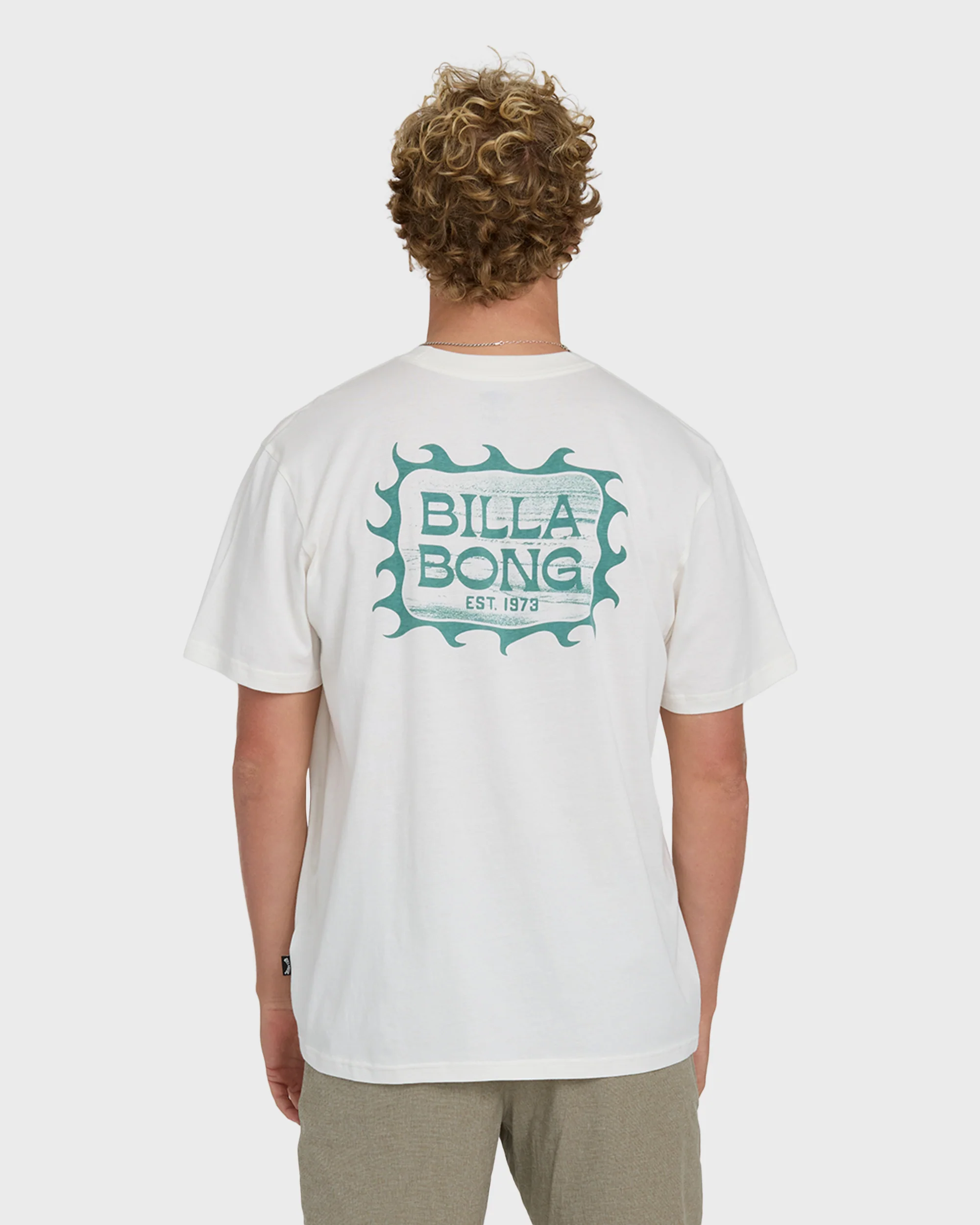 Ripple Premium Short Sleeve Cotton Graphic T-Shirt - Off White - Image 2