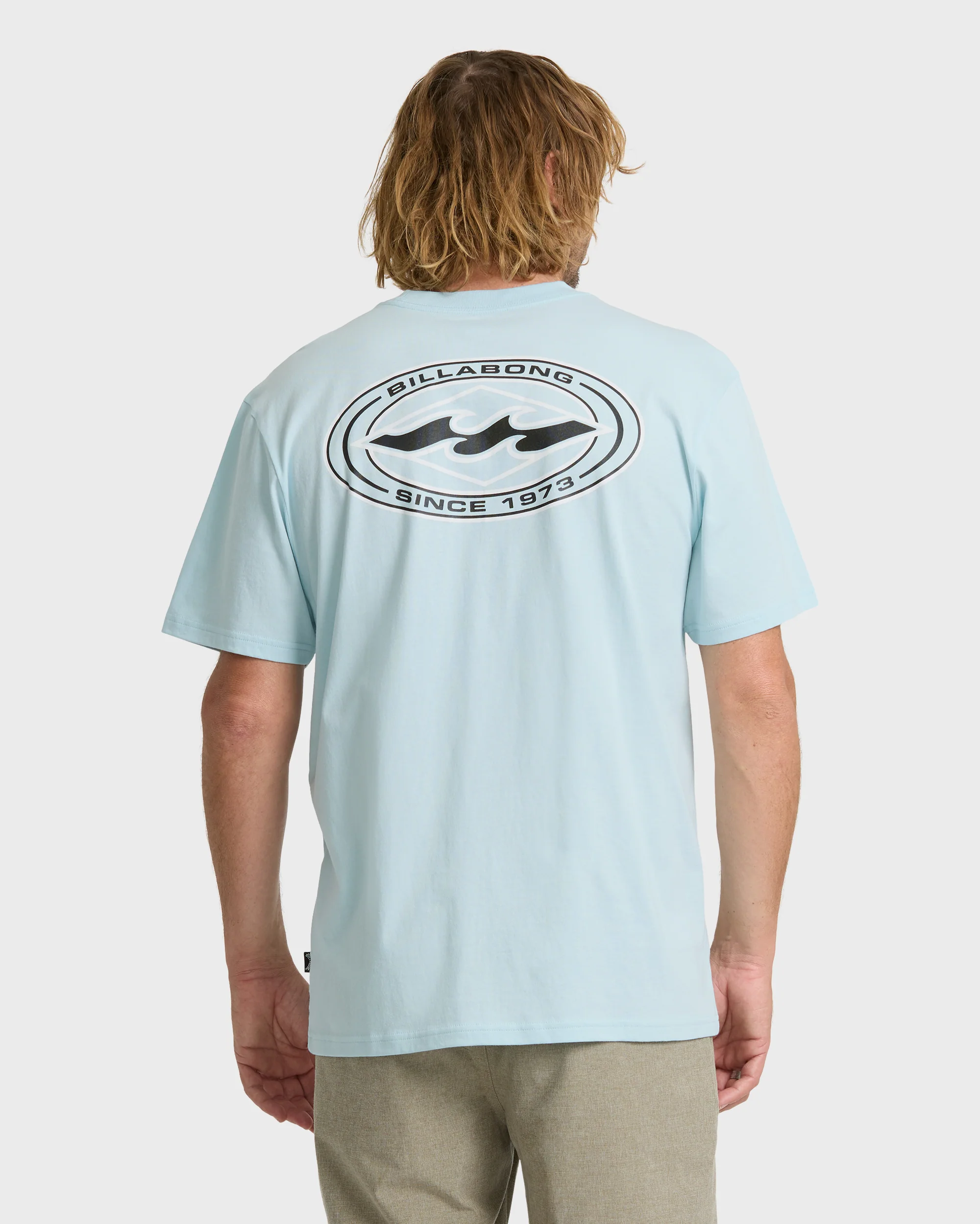 Rotor Diamond Premium Short Sleeve Knit Graphic T-Shirt - Coastal Blue - Image 2