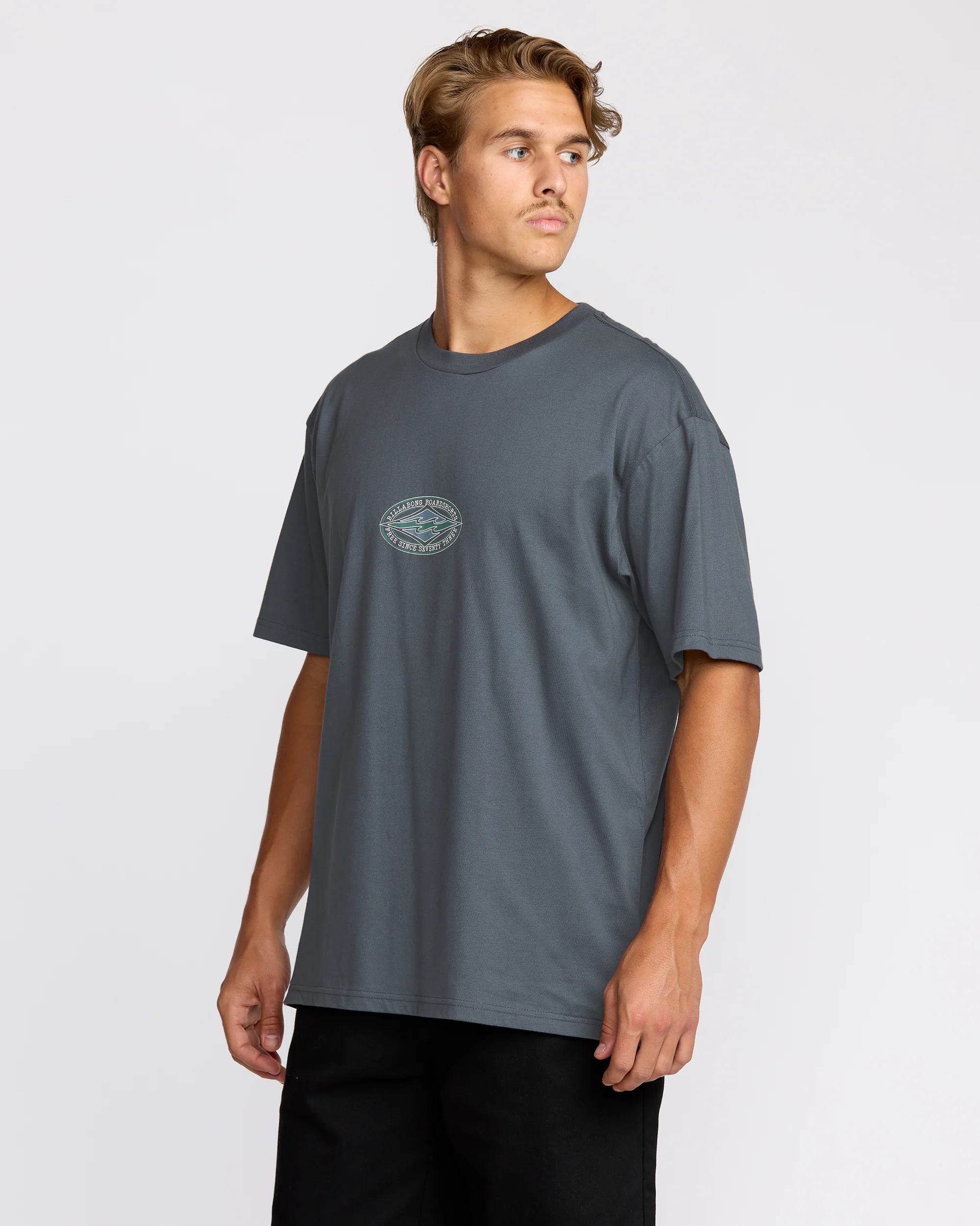 Rotor Diamond Regular Short Sleeve T-Shirt - Midnight Blue - Image 3