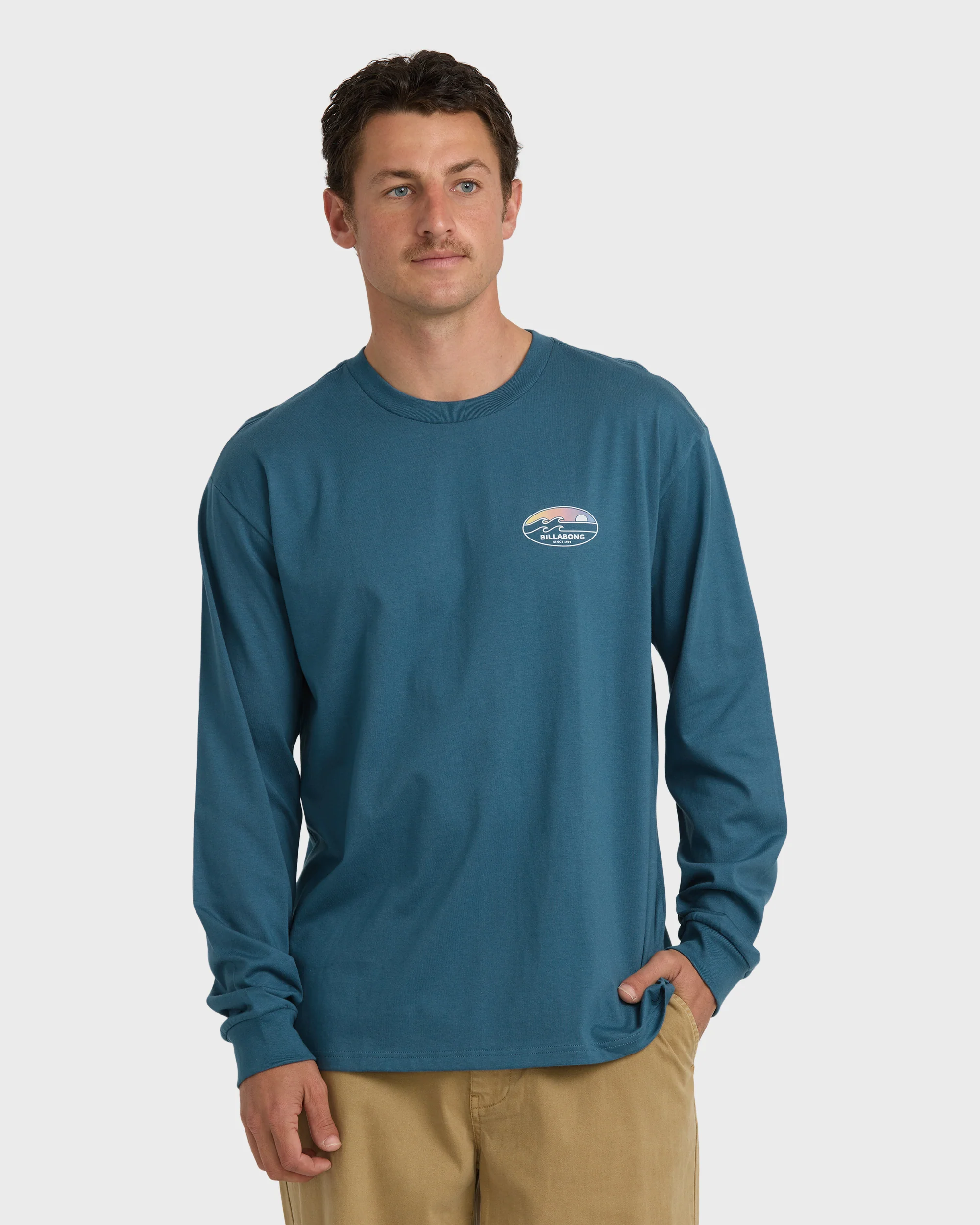 Runner Regular Long Sleeve T-Shirt - Real Teal - Image 2