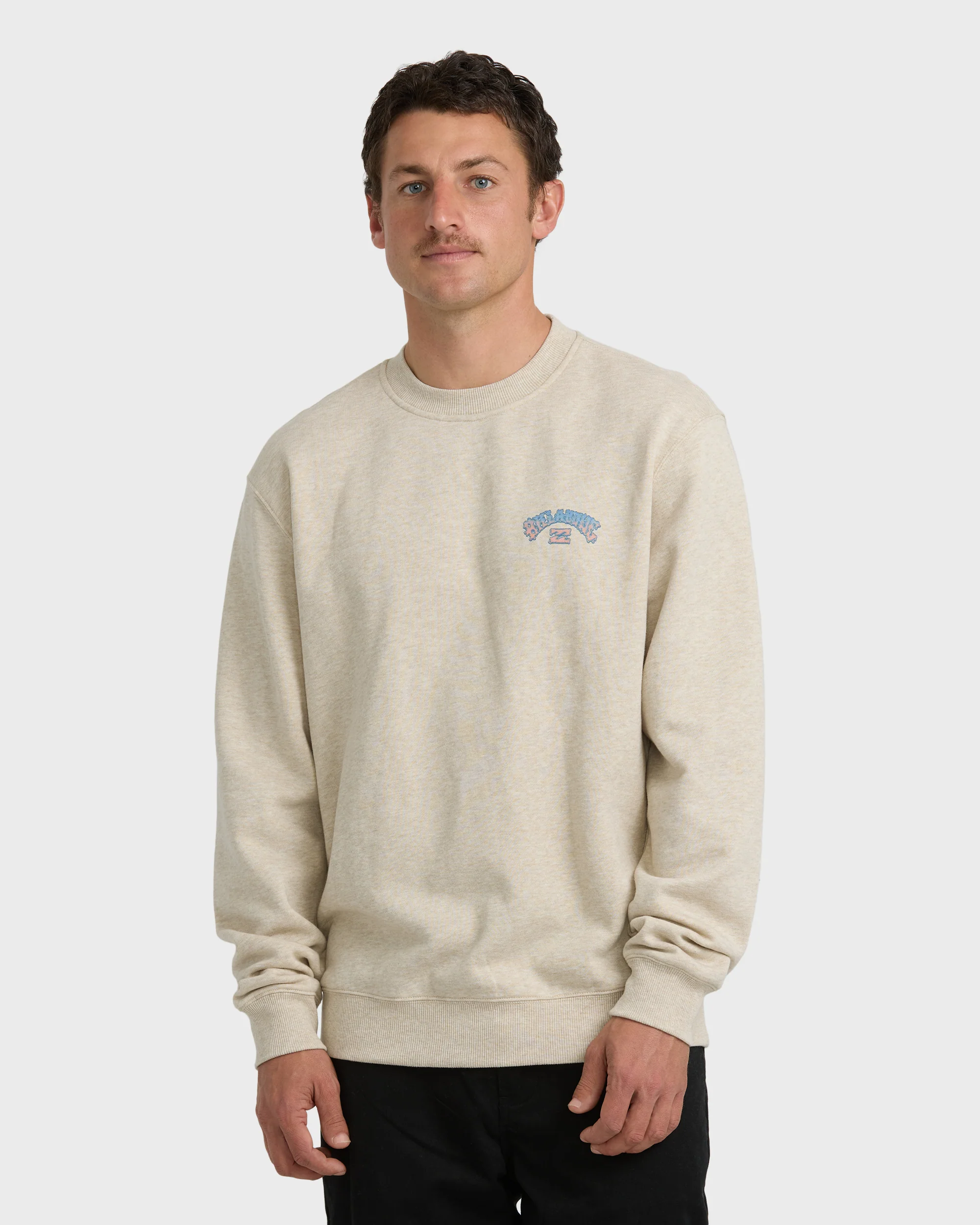 Short Sands Crewneck Sweatshirt - Bone Heather - Image 2
