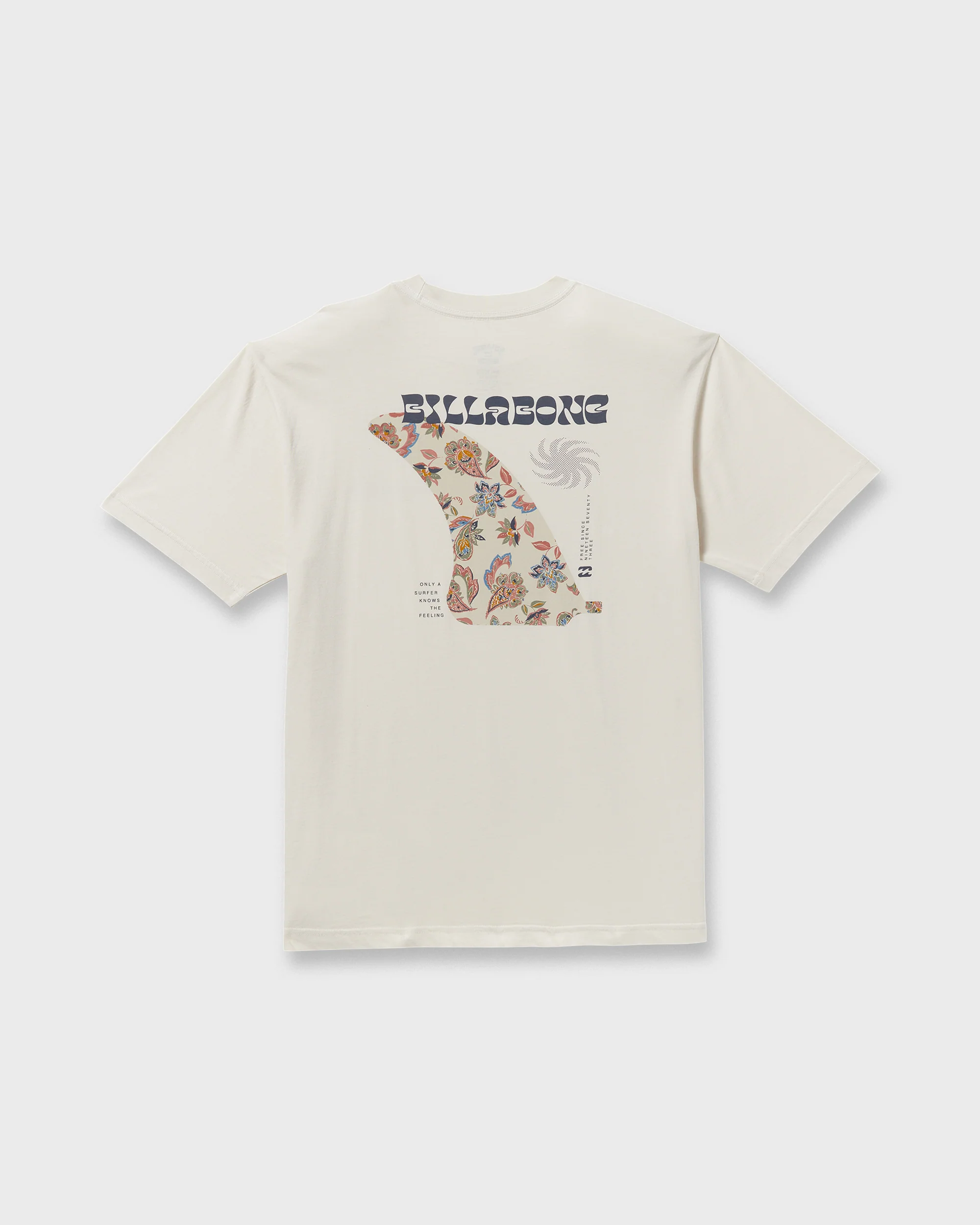 Single Fin Premium Wave Wash Short Sleeve T-Shirt - Off White - Image 7