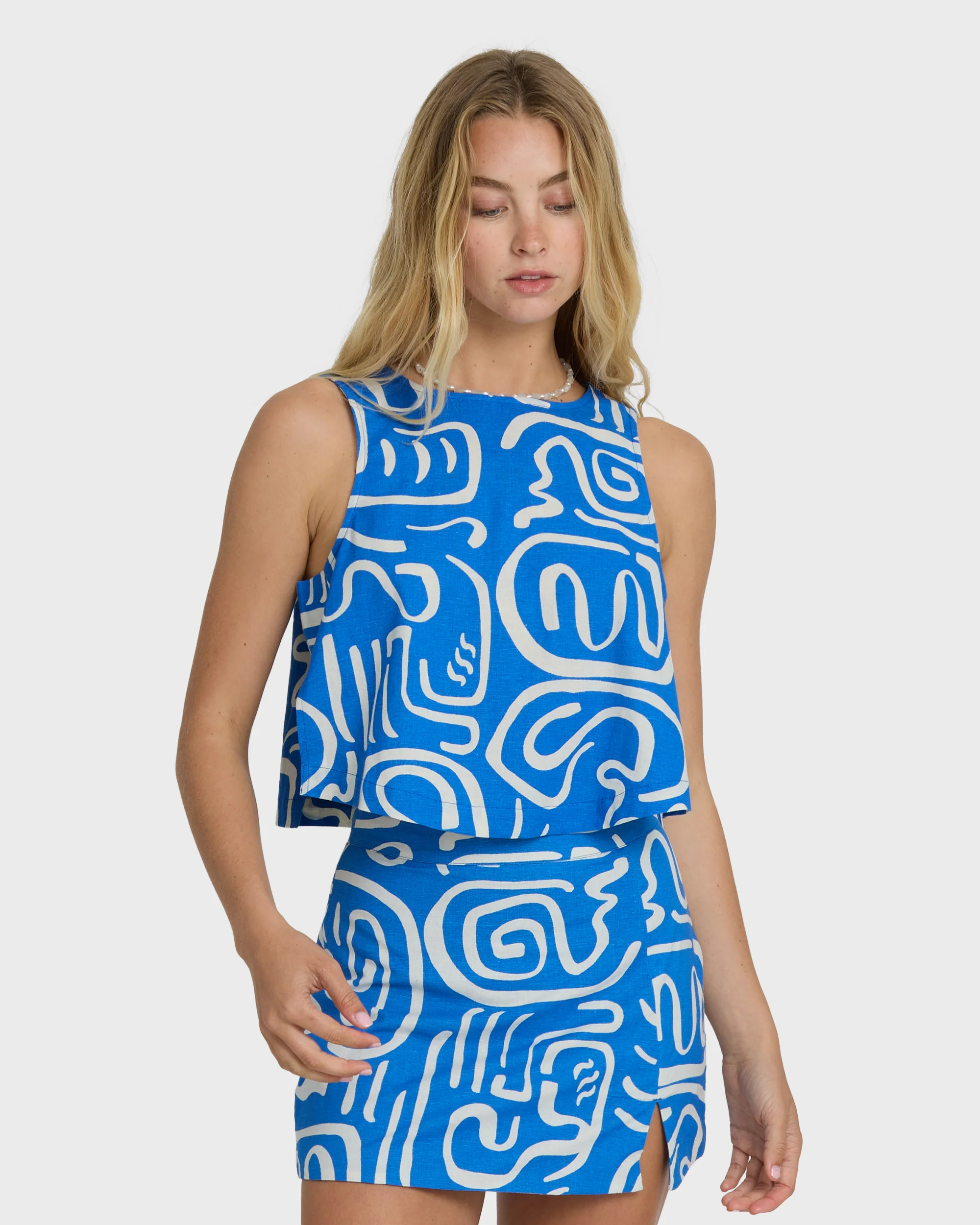 So Breezy Tank - True Blue - Image 3