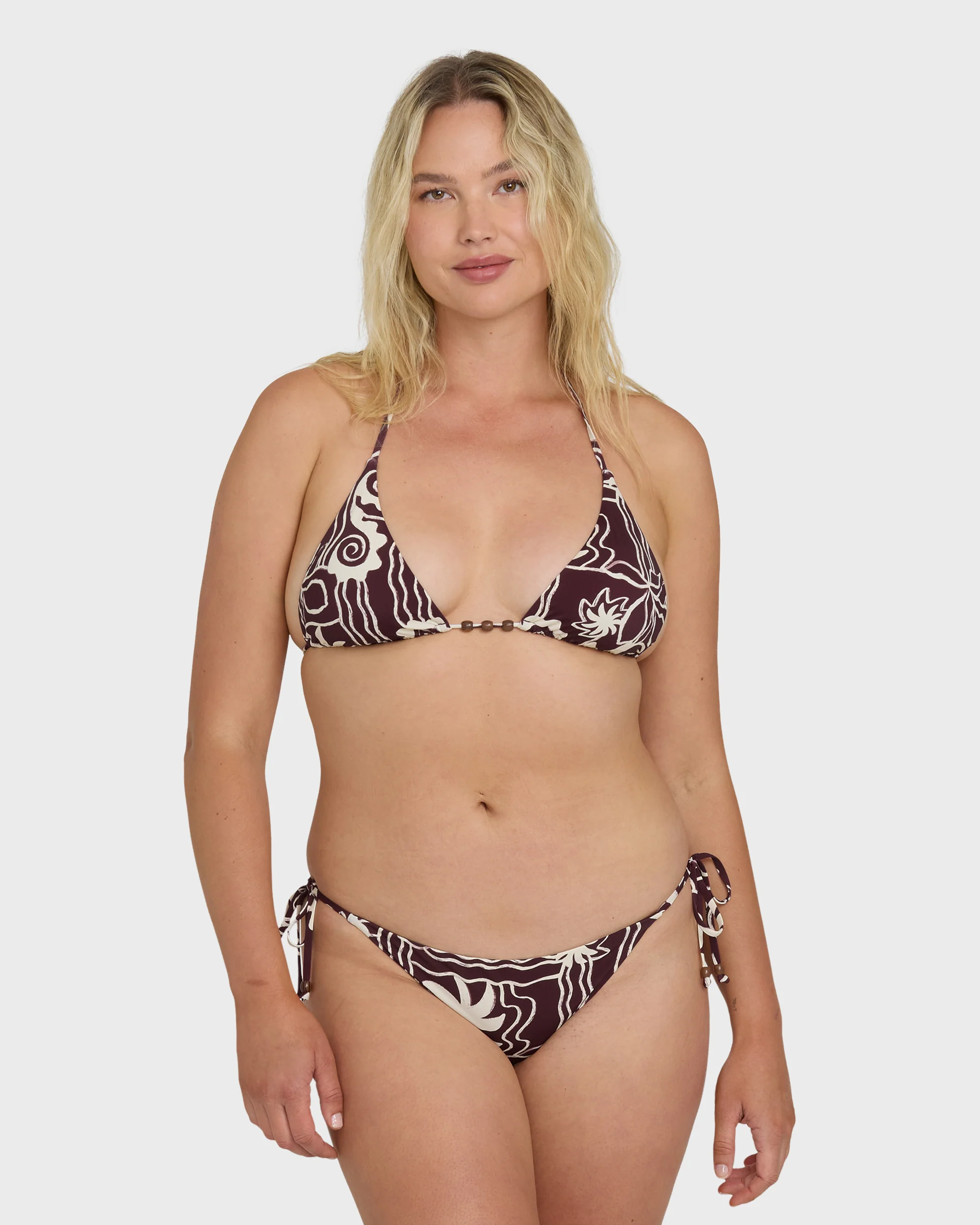 Sol Playa Remi Triangle  Bikini Top - Red Dahlia - Image 6