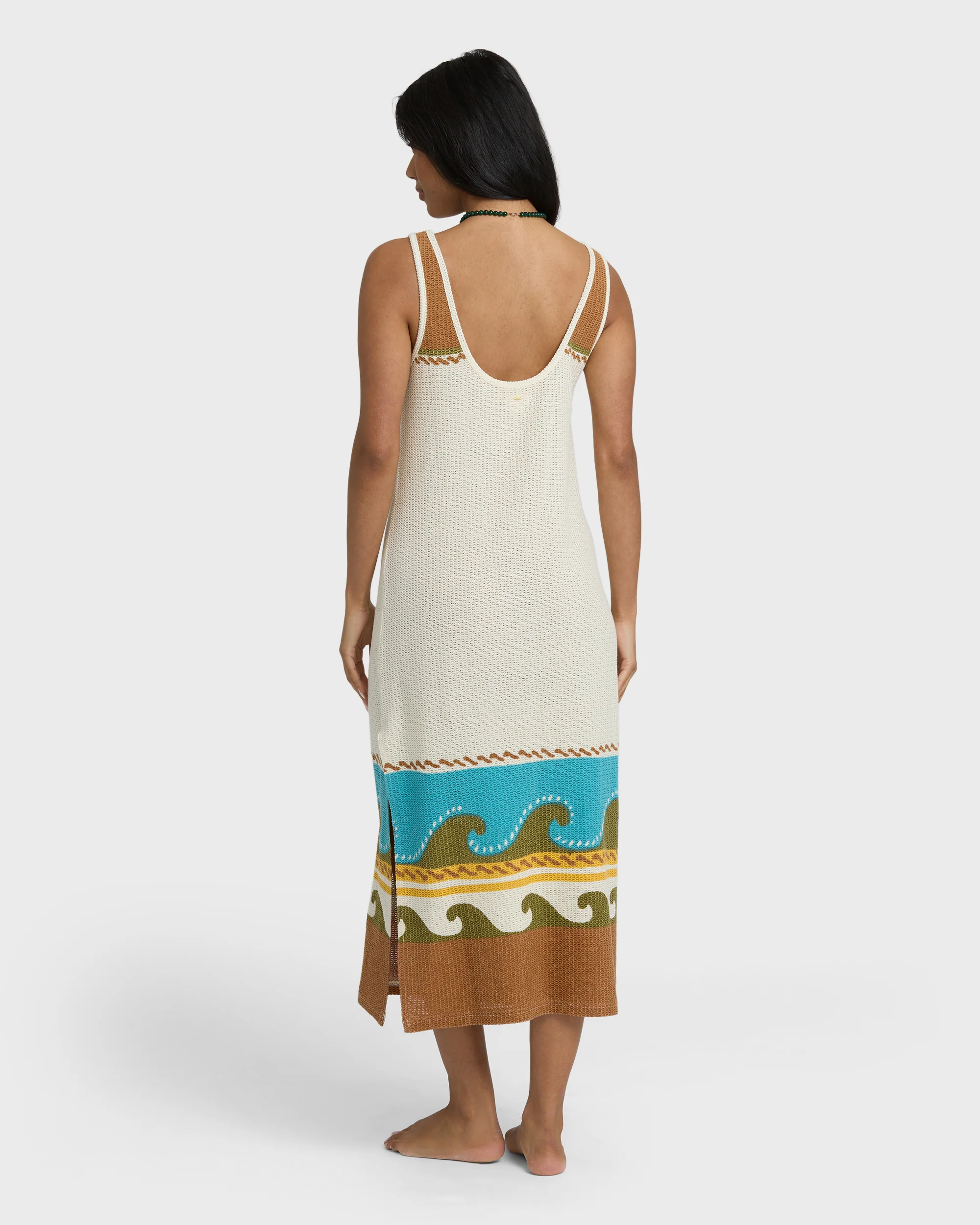 Solar Babe Midi Dress - Caramel Cafe - Image 5