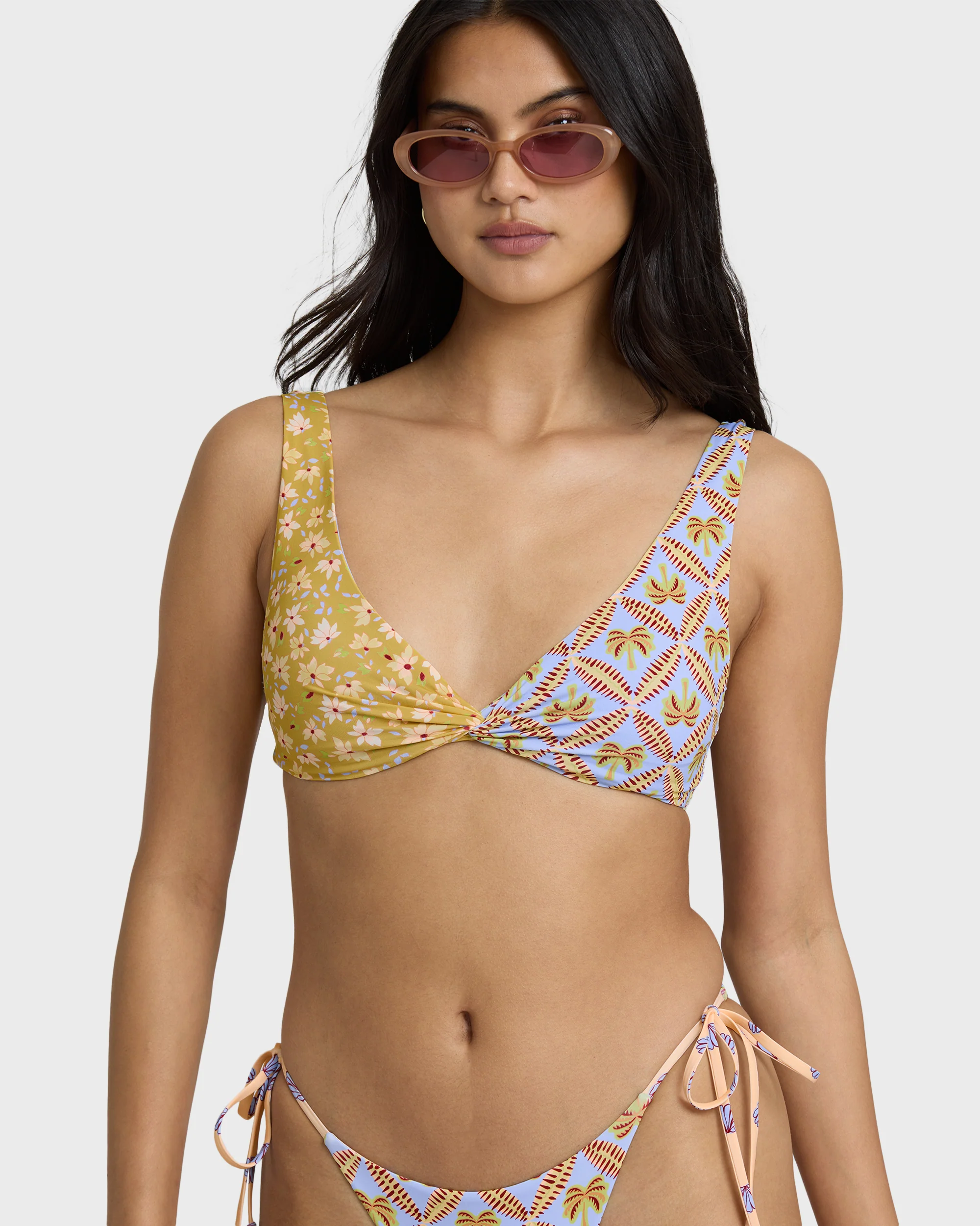 Soul Stoke Twist Tank Swim Tank Bikini Top - Twilight Blue - Image 5
