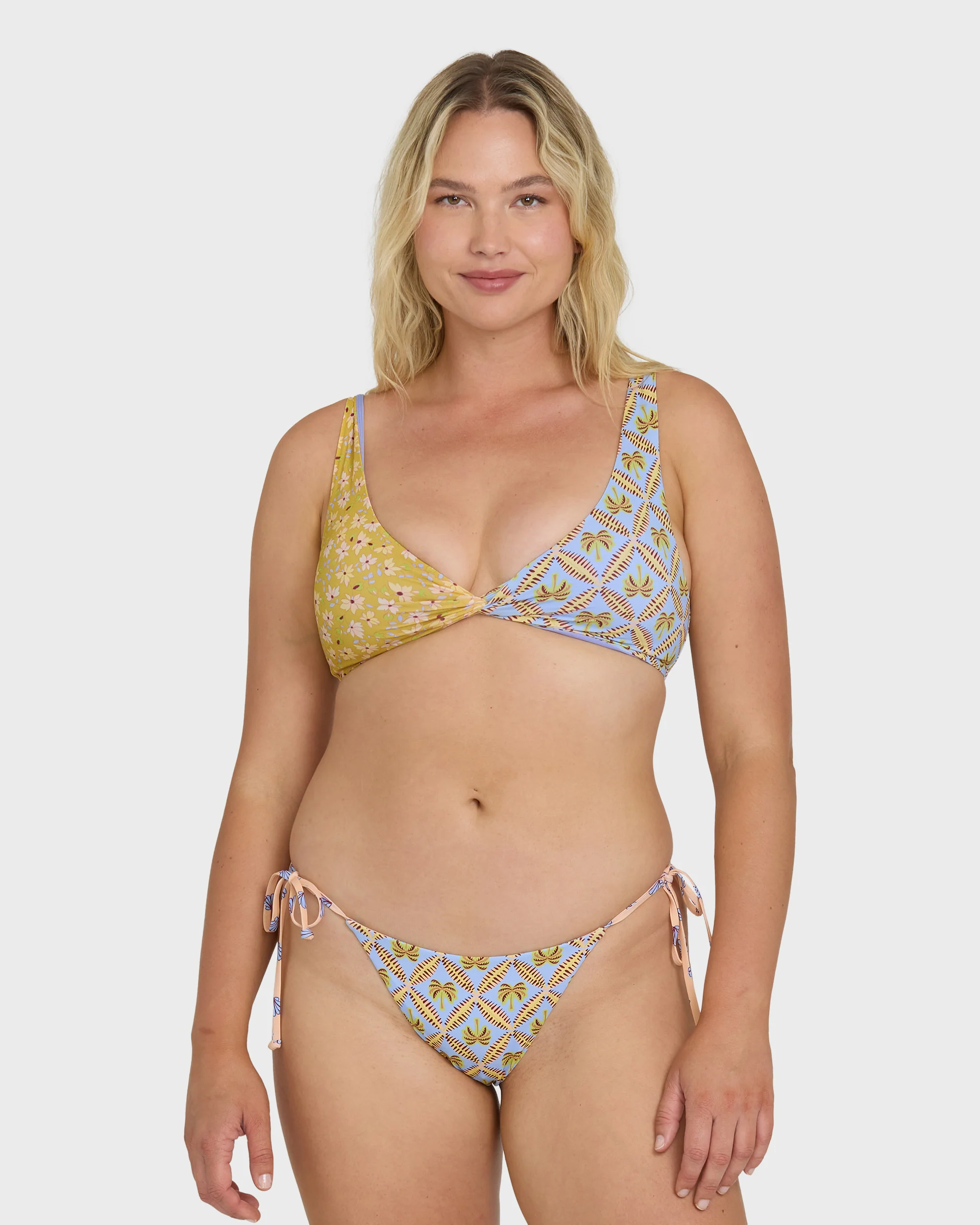 Soul Stoke Twist Tank Swim Tank Bikini Top - Twilight Blue - Image 8