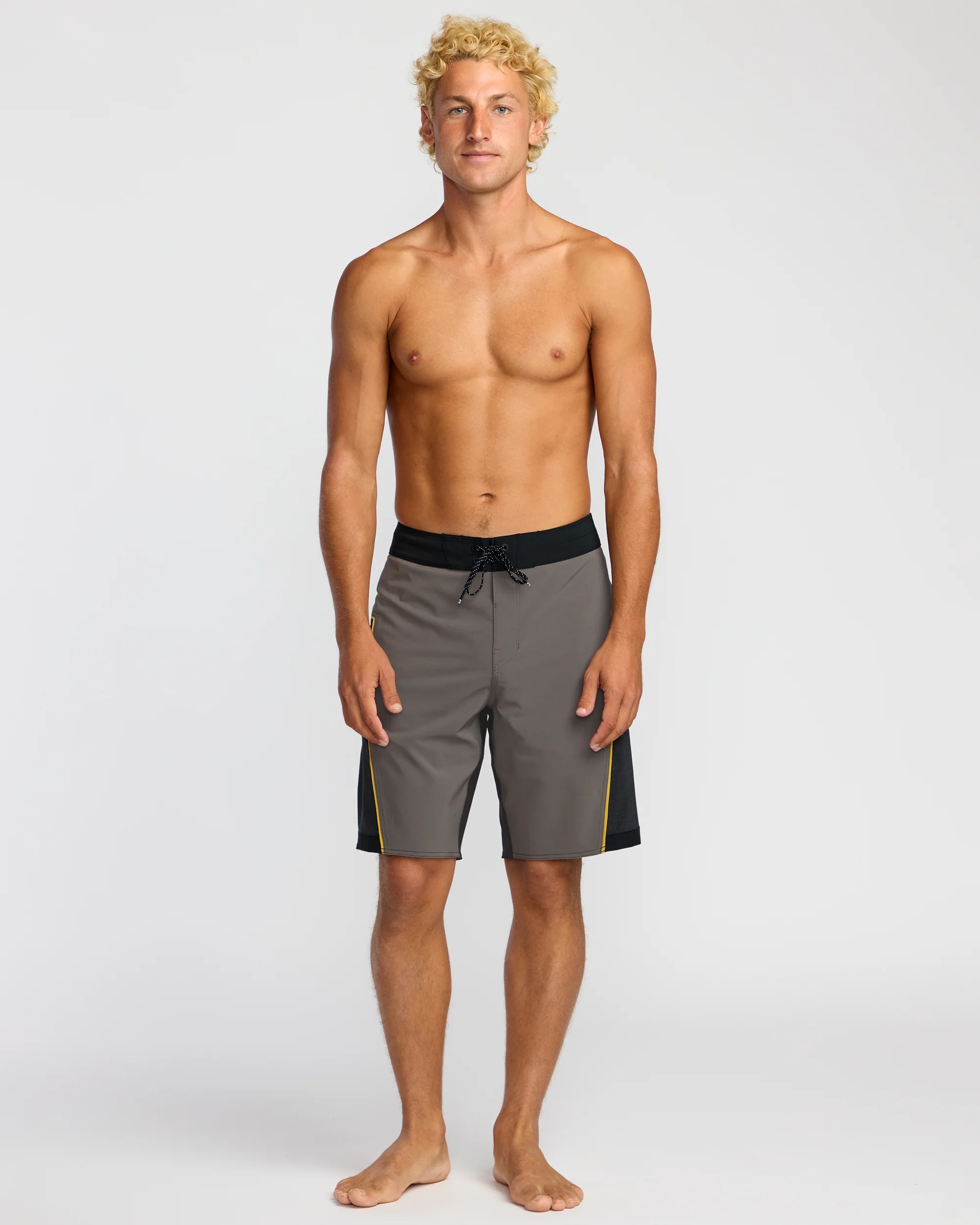 Straddie Pro Performance 20" Boardshorts - Pewter - Image 6