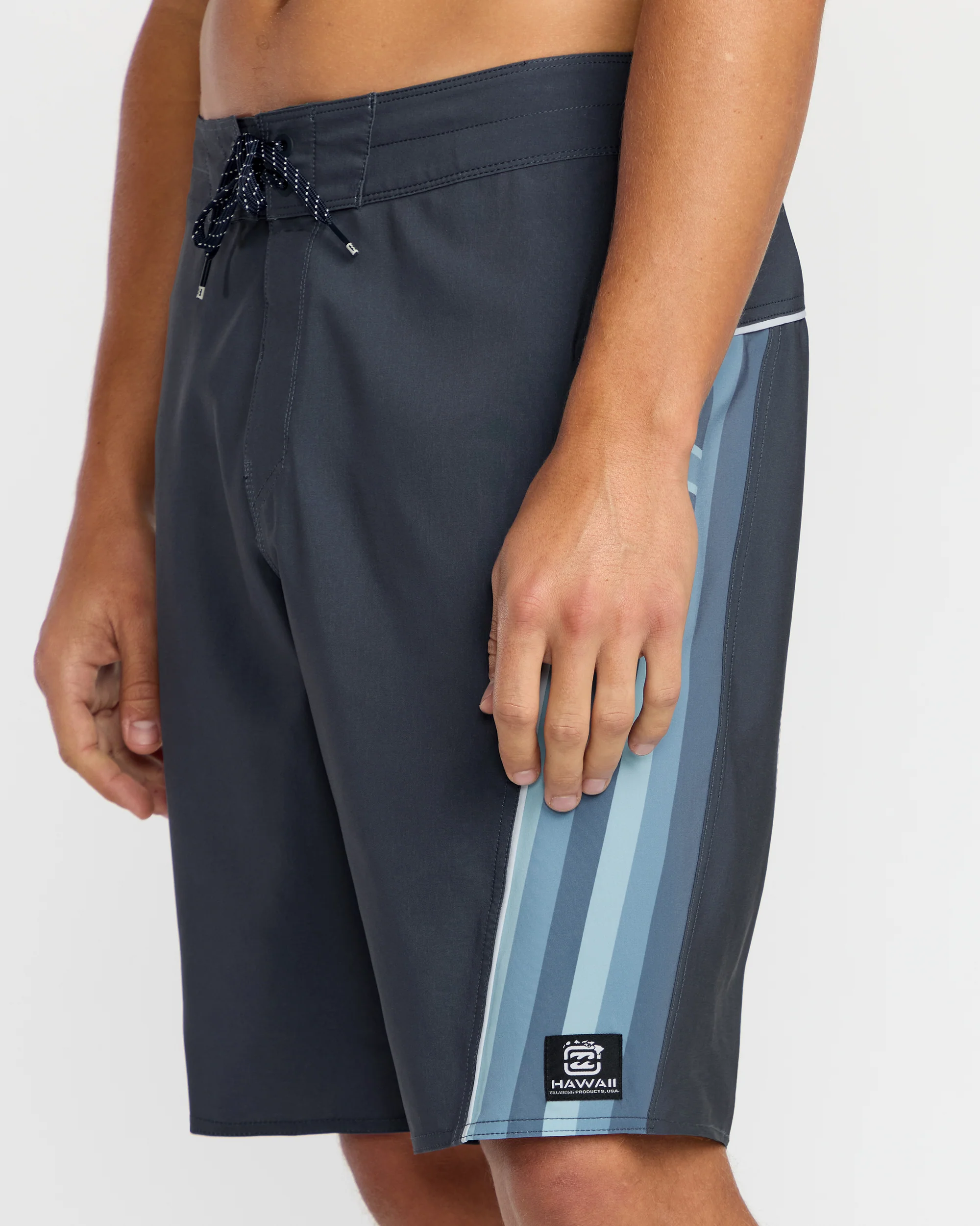 Straddie Pro Hi 20" Boardshorts - Harbor Blue - Image 7