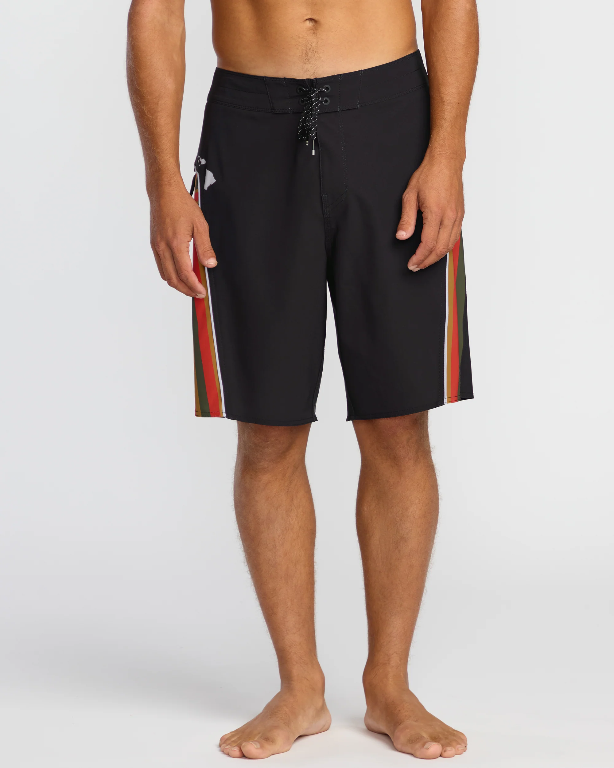 Straddie Pro Hi 20" Boardshorts - Rasta