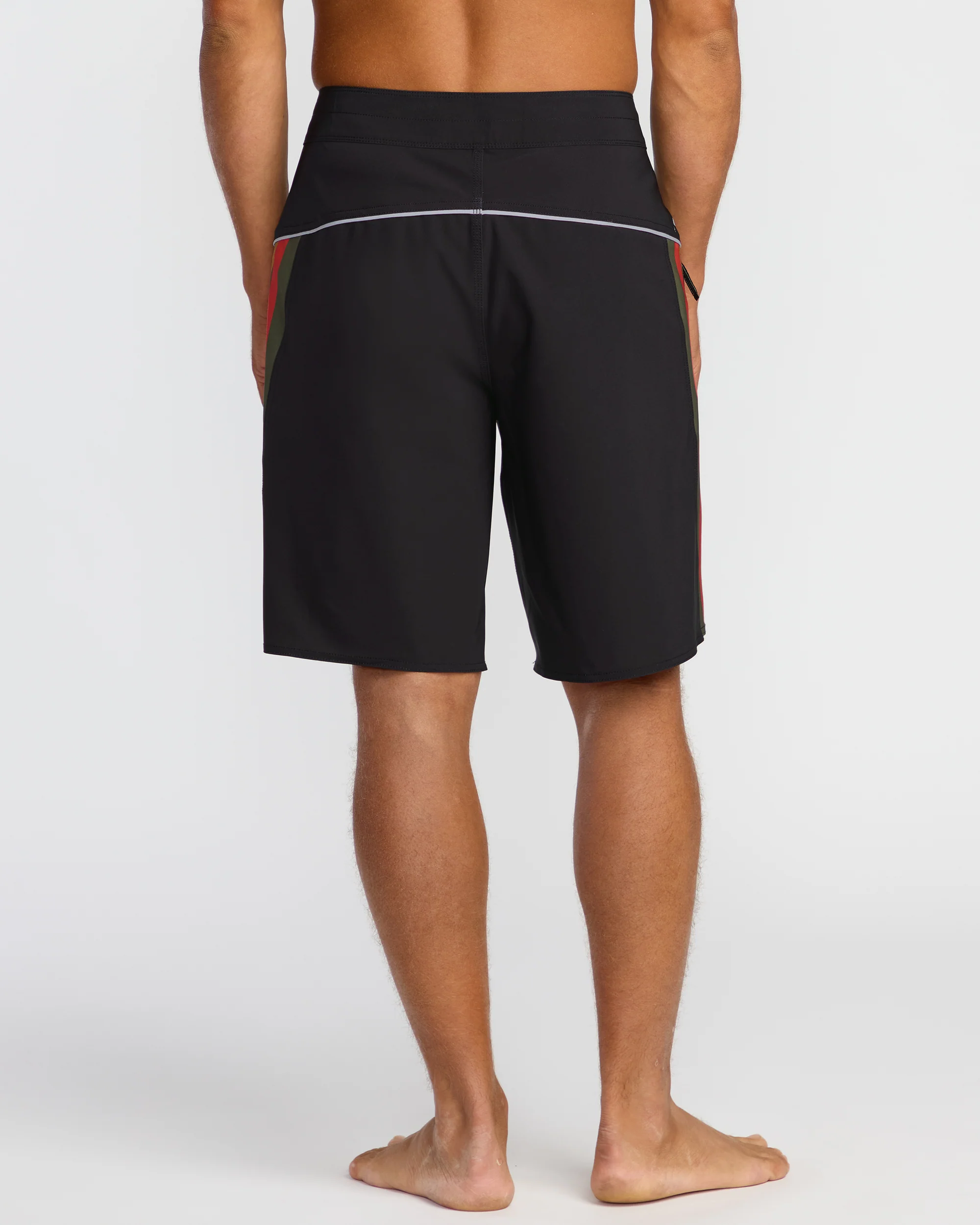 Straddie Pro Hi 20" Boardshorts - Rasta - Image 2