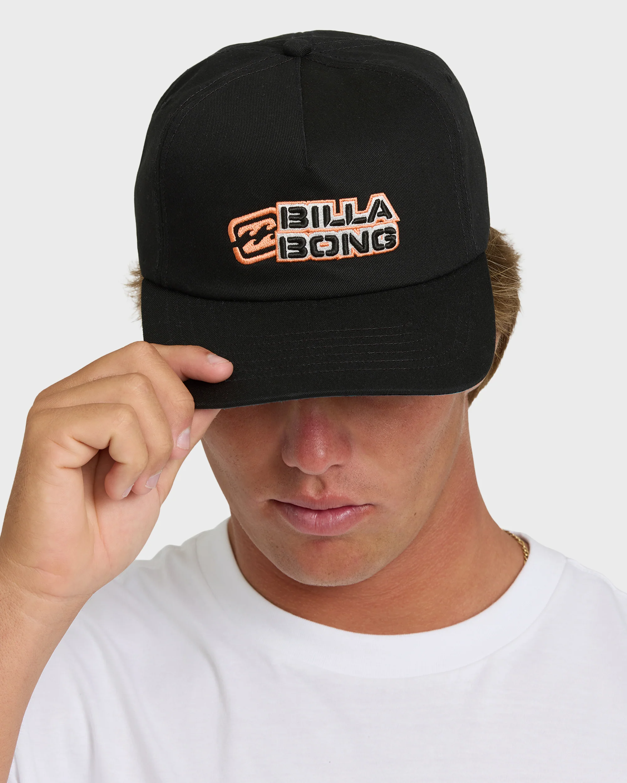 Straddie Strapback Hat - Black - Image 2