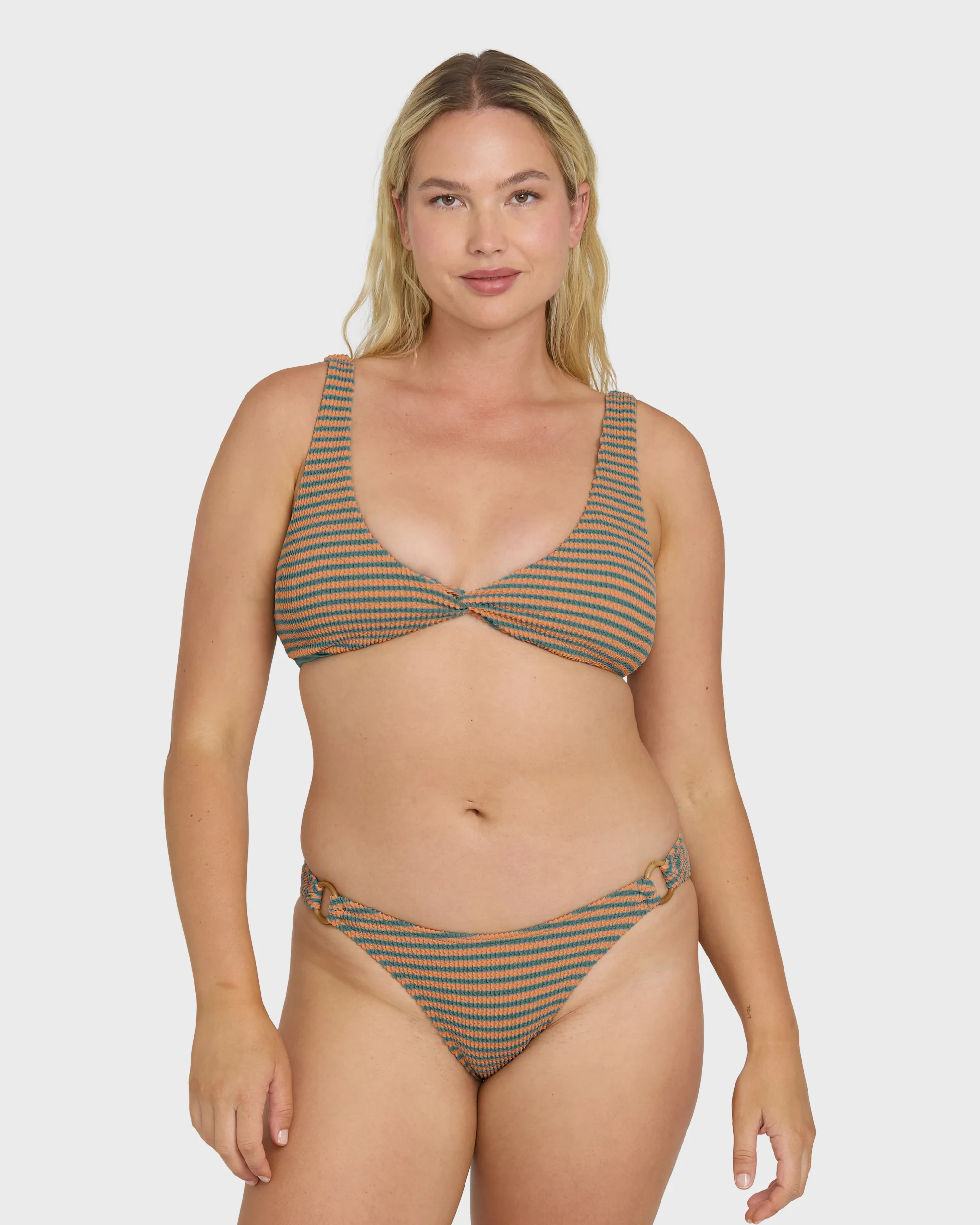Summer Hi Yd Twist Tank Swim Tank Bikini Top - Bay Blue - Image 6
