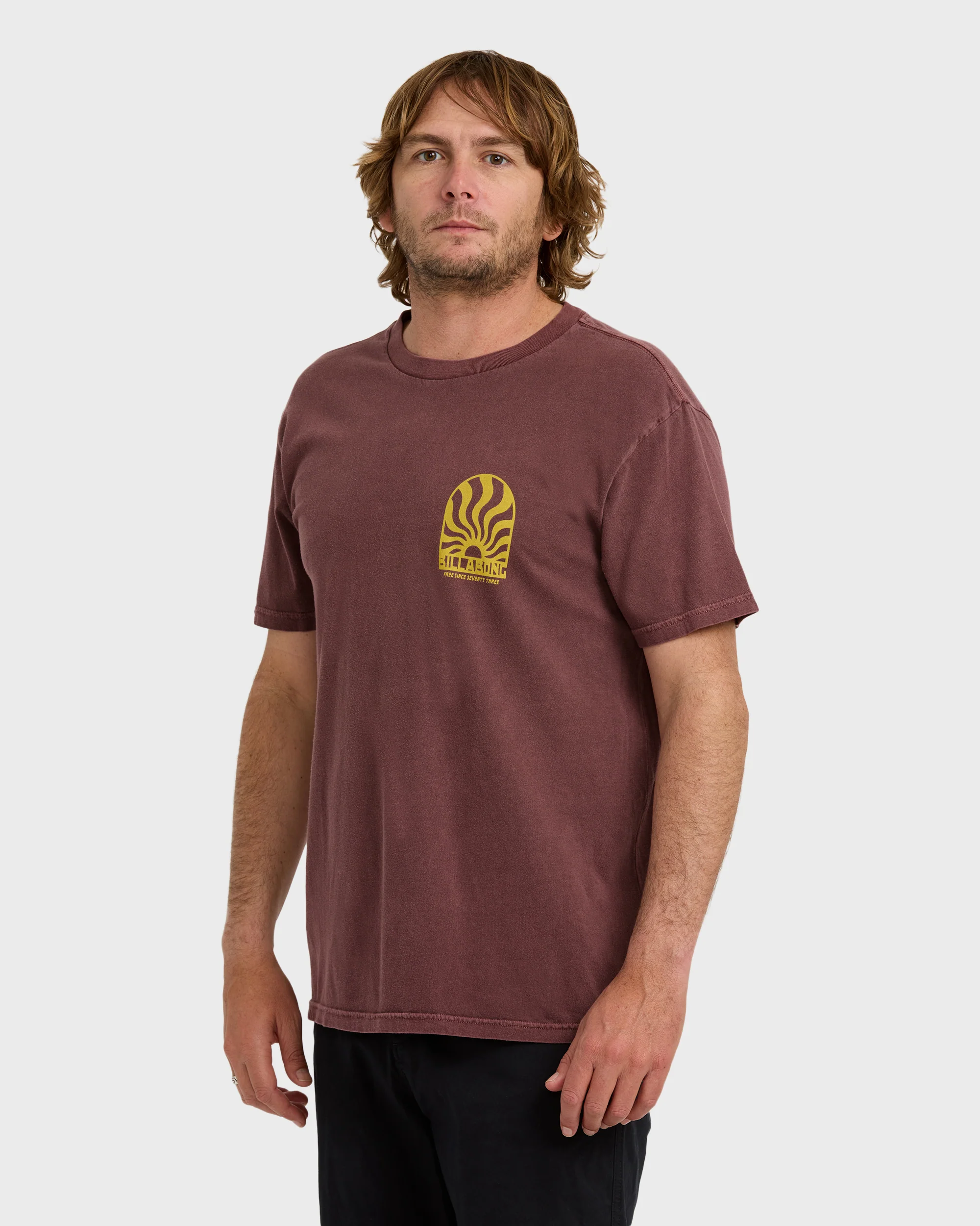 Sun Rays Premium Ww Short Sleeve T-Shirt - Plum - Image 4