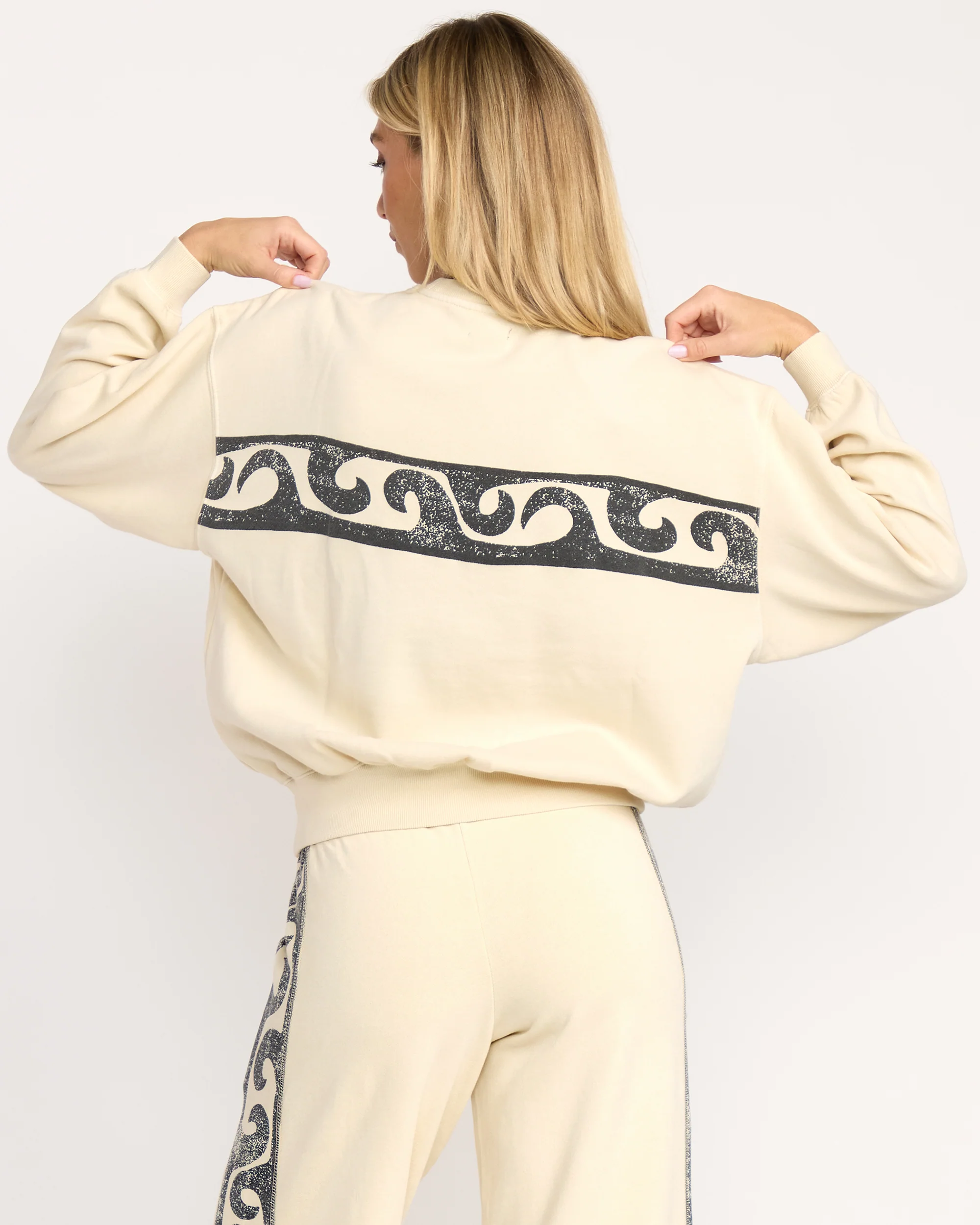 Sun Wave Livin Kendal Crewneck Sweatshirt - Whitecap - Image 3