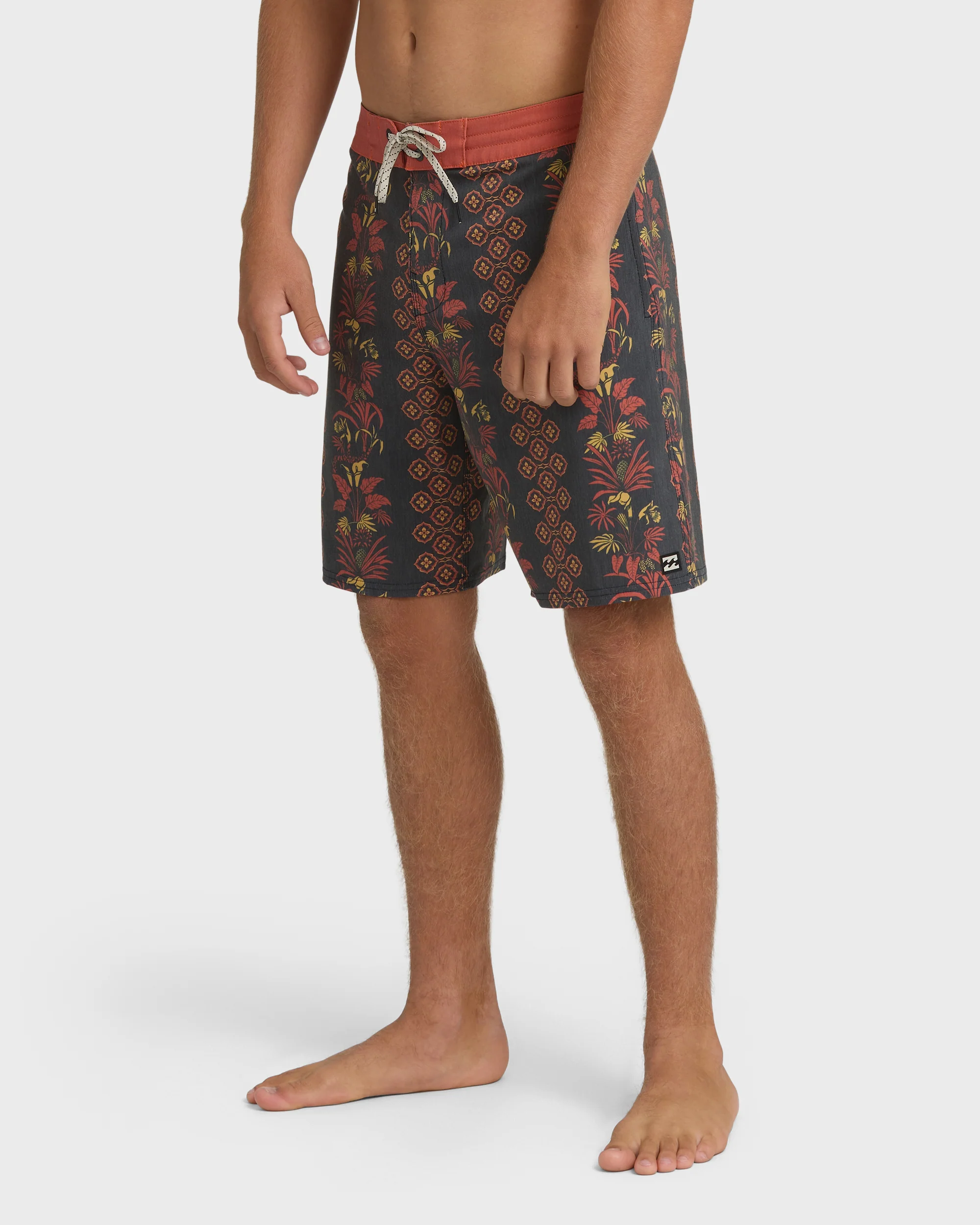 Sundays Lo Tide 18" Boardshorts - Black Multi - Black - Image 4