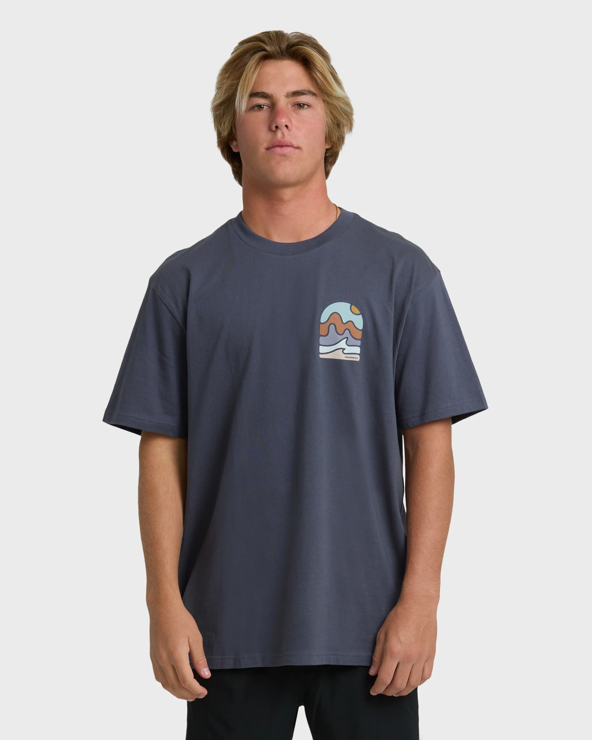 Sun Down Adiv Premium Short Sleeve T-Shirt - Graystone - Image 2