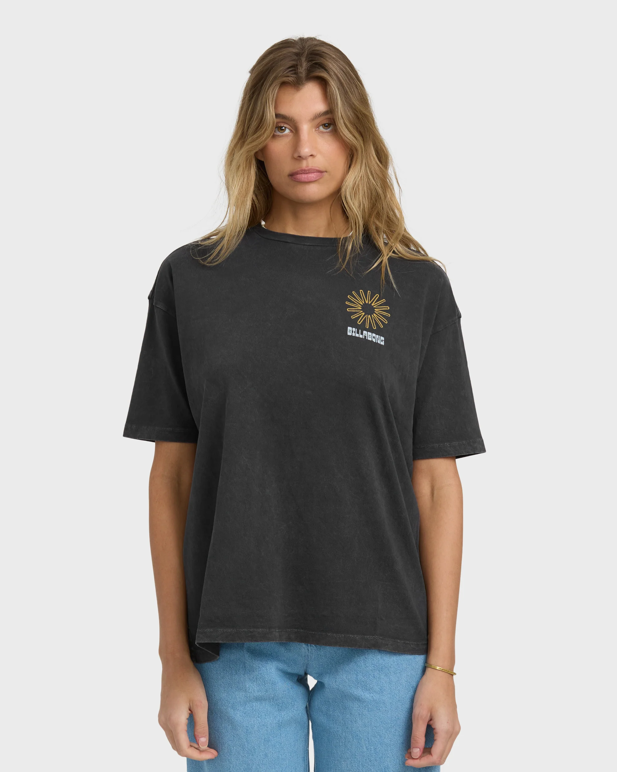 Sunshine Chaser Short Sleeve T-Shirt - Off Black