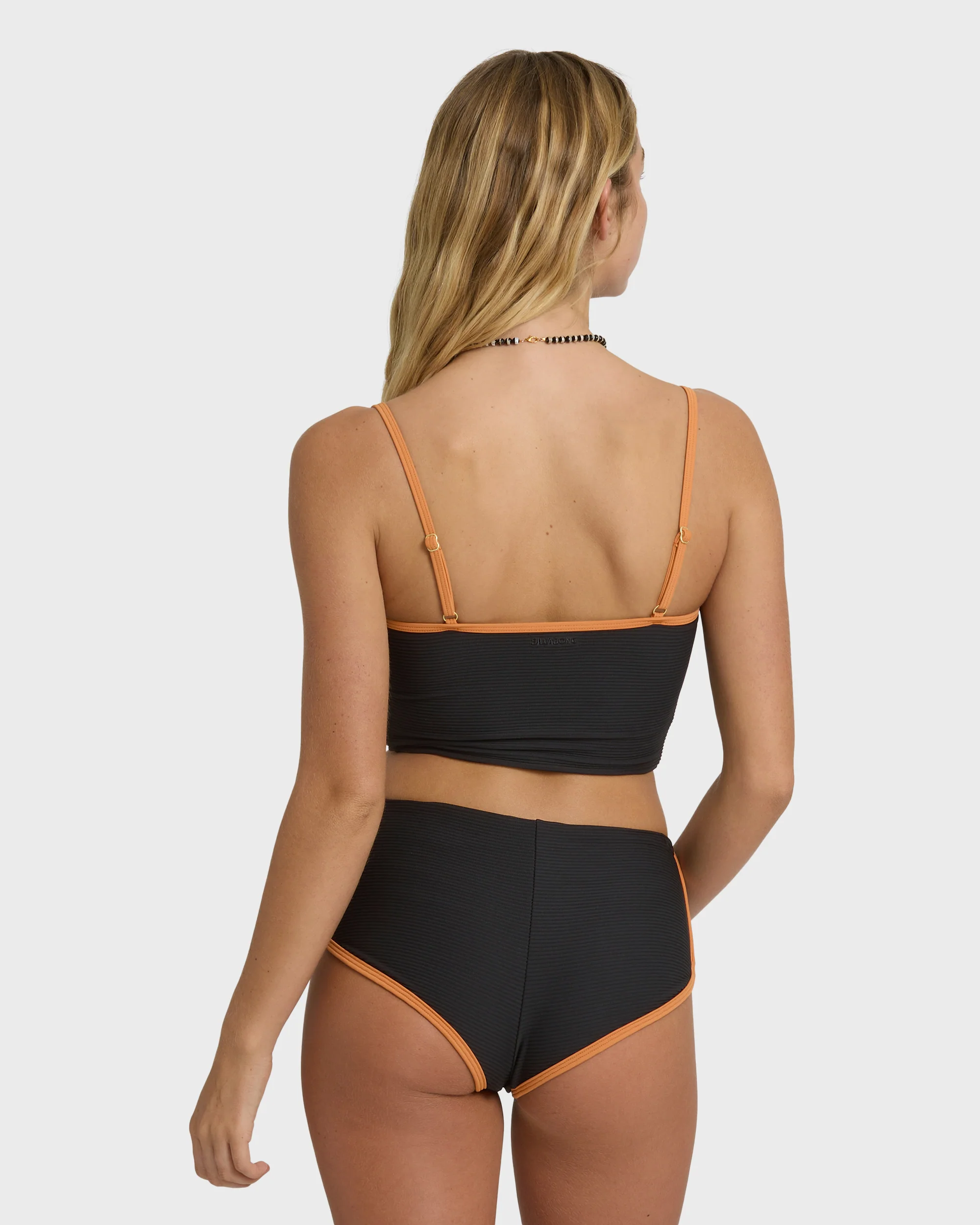 Tanlines Surf Tank Swim Tank Bikini Top - Black - Image 4