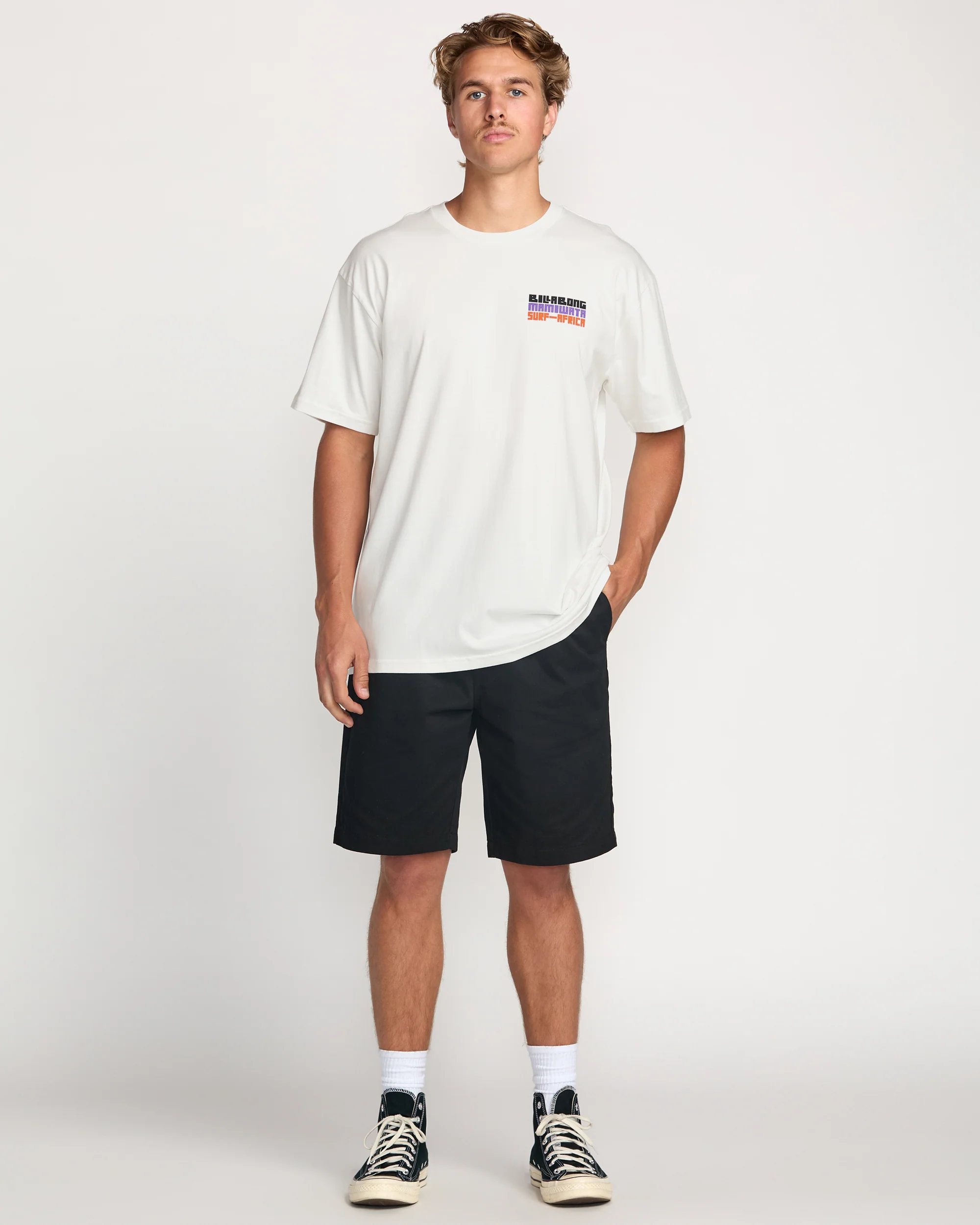 Billabong x Mami Wata Time Before Memory Regular Tee - Off White - Image 7